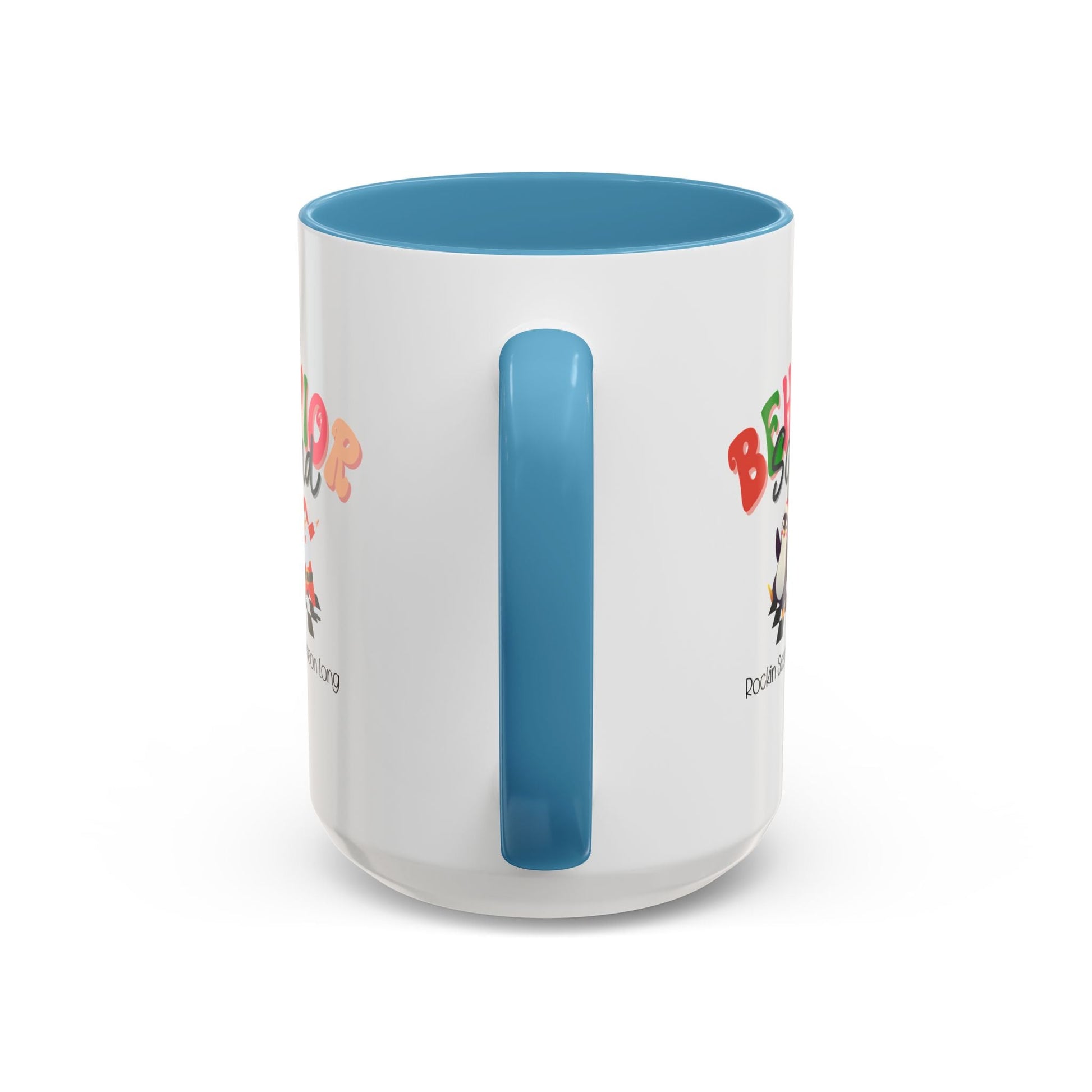 Personalized Behavior Squad Rockin’ Session All Season Long Accent Mug – Holiday ABA Coffee Cup for Therapists & Teams Affordable ABA Materials