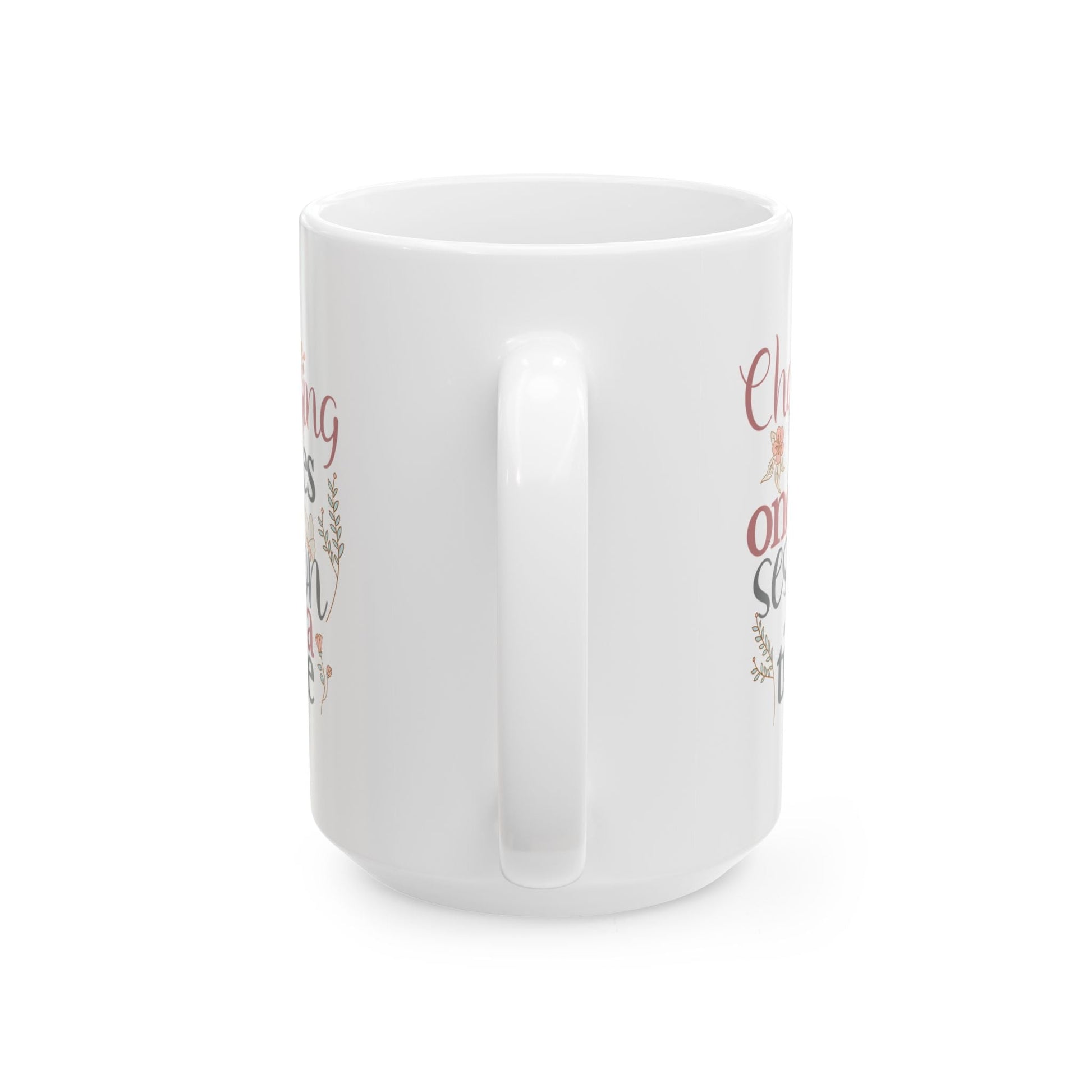 Changing Lives One Session at a Time – Personalized White Ceramic Mug, Custom Name Gift for Therapists & Educators Affordable ABA Materials