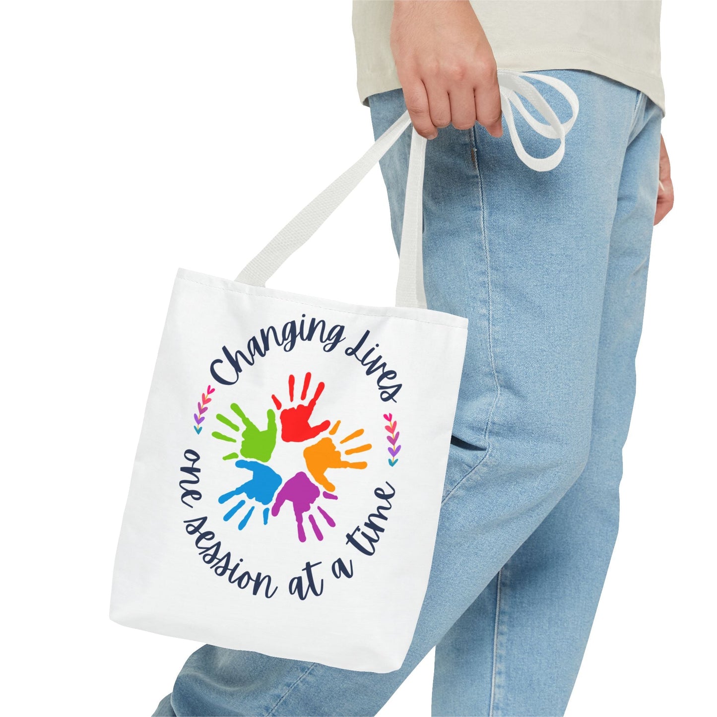 Changing Lives One Session at a Time Tote Bag Printify