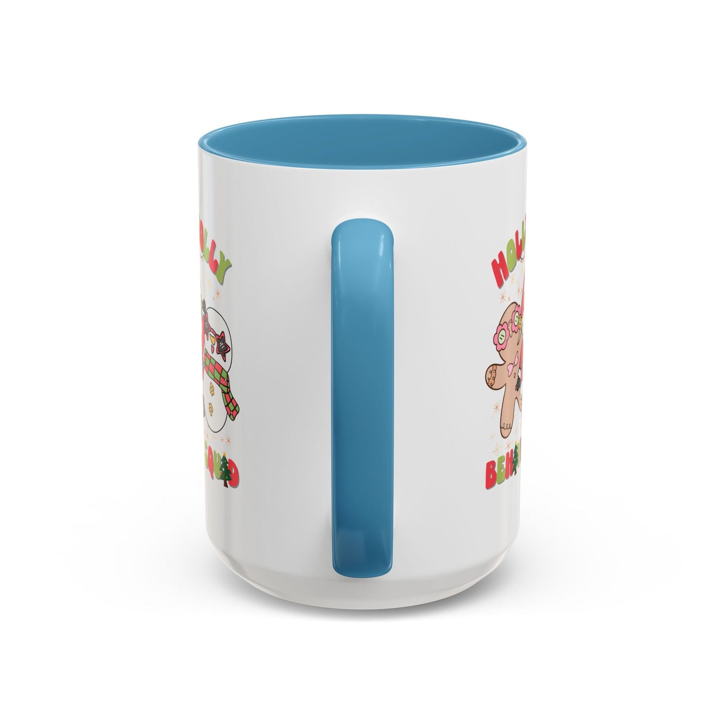 Personalized Holly Jolly Behavior Squad Accent Mug – Custom Holiday Gift for ABA Teams & Therapists Affordable ABA Materials