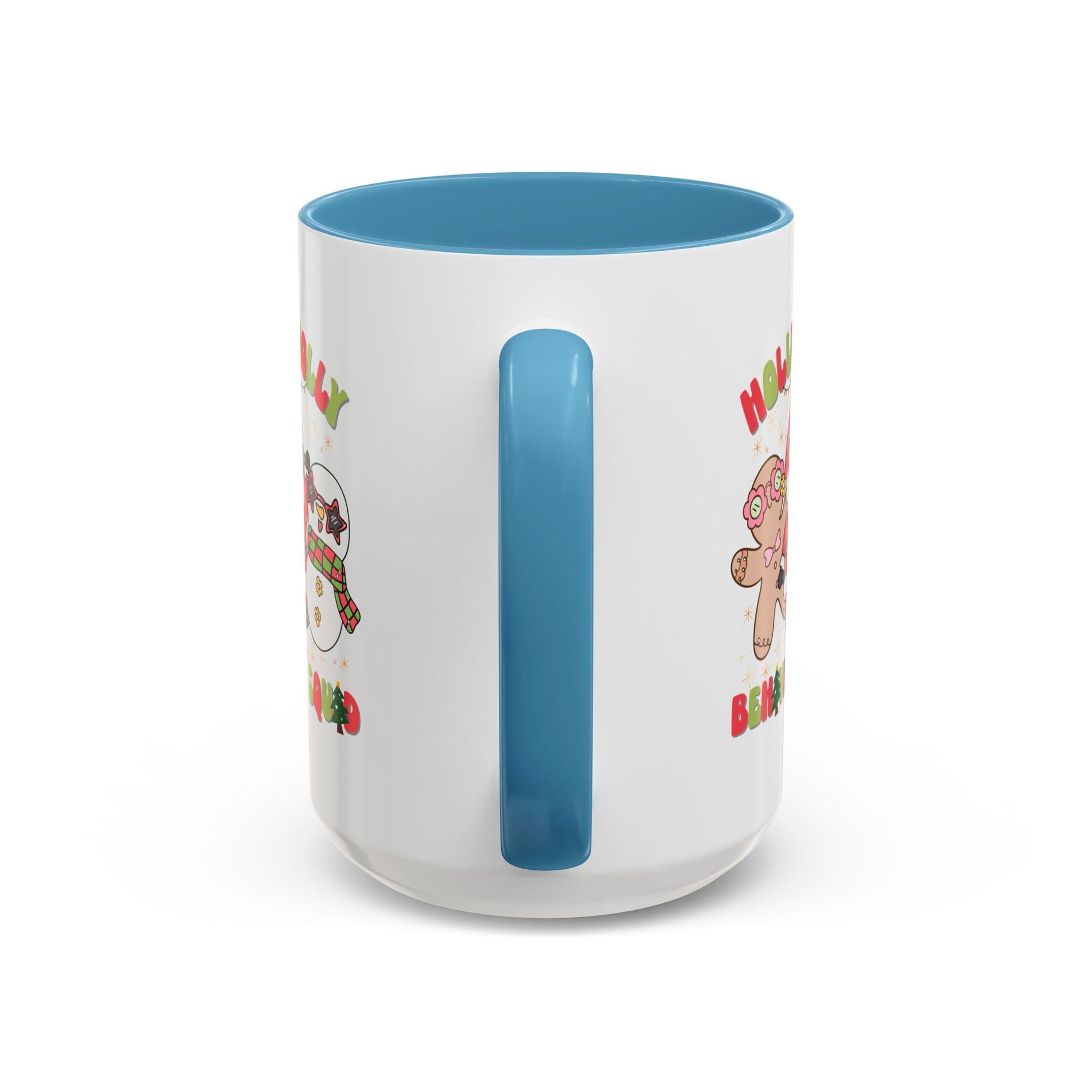 Personalized Holly Jolly Behavior Squad Accent Mug – Custom Holiday Gift for ABA Teams & Therapists Affordable ABA Materials
