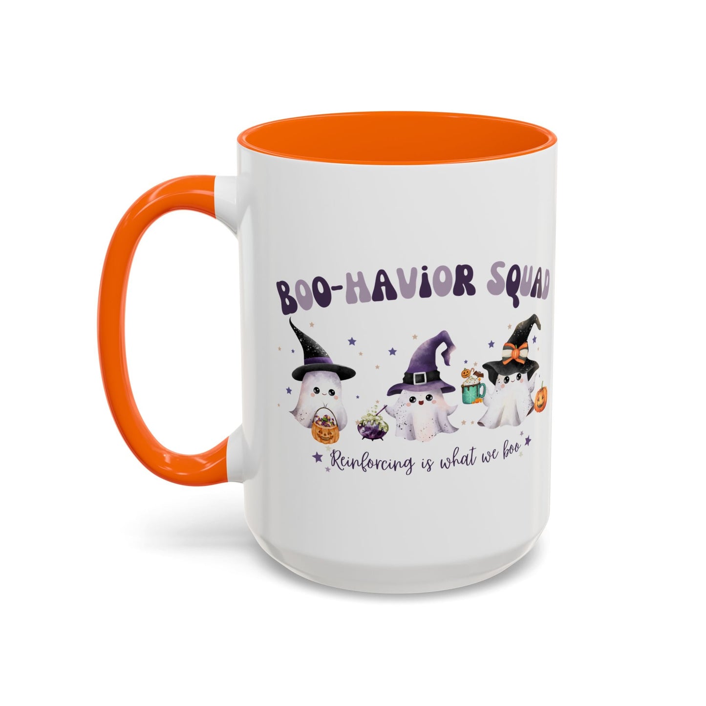 Personalized Boo-Havior Squad Halloween Mug – Cute Ghosts Design for ABA Professionals Printify