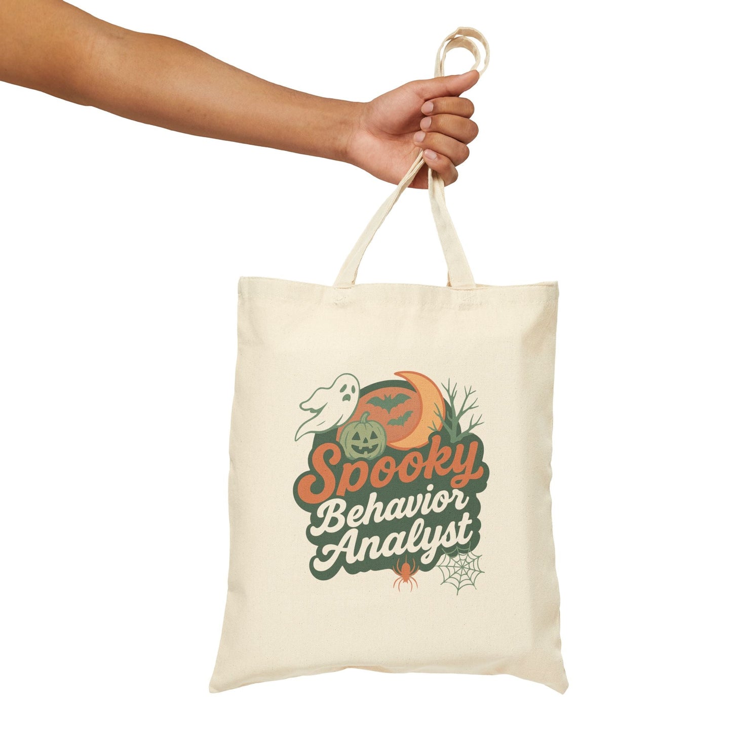 Spooky Behavior Analyst Halloween Tote Bag – Canvas Bag for ABA Professionals and Behavior Analysts Affordable ABA Materials