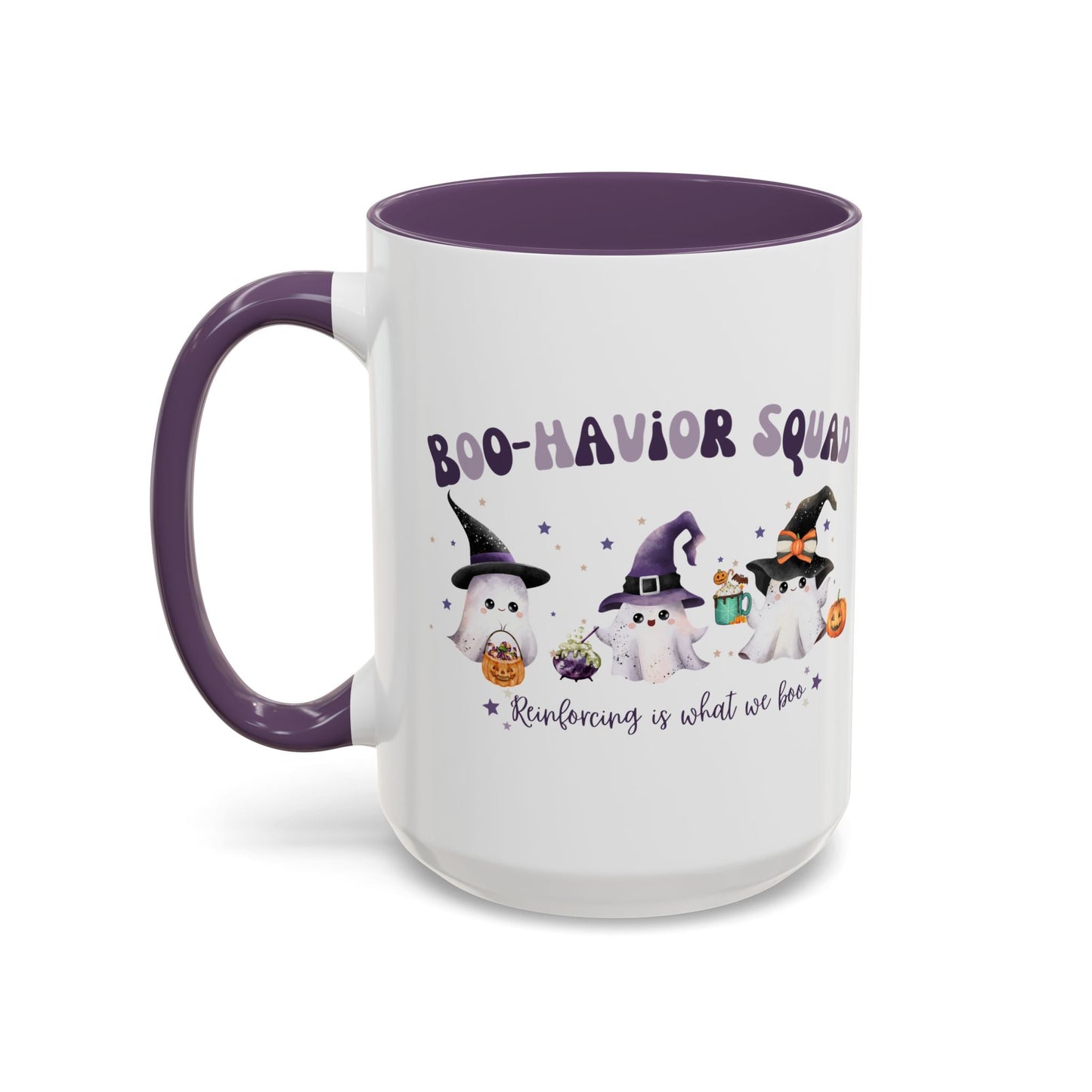 Personalized Boo-Havior Squad Halloween Mug – Cute Ghosts Design for ABA Professionals Printify