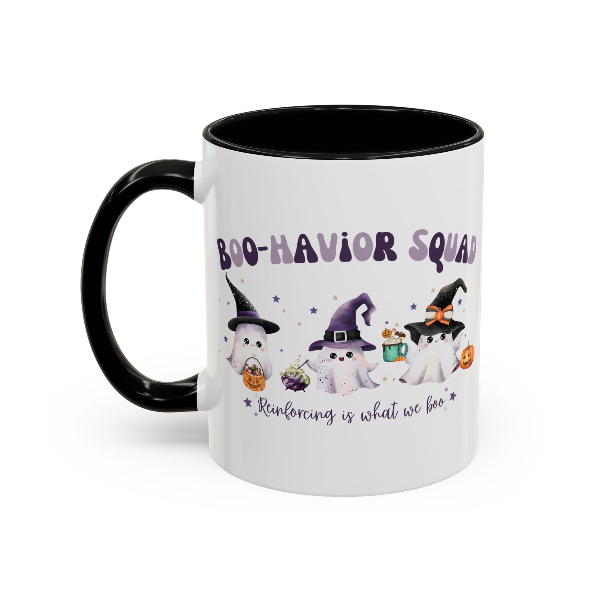Personalized Boo-Havior Squad Halloween Mug – Cute Ghosts Design for ABA Professionals Printify