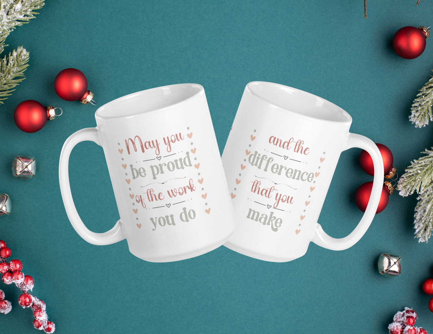 Personalized Ceramic Mug - "Proud of the Work You Do" Message for ABA Professional, Therapist, or Teacher Affordable ABA Materials