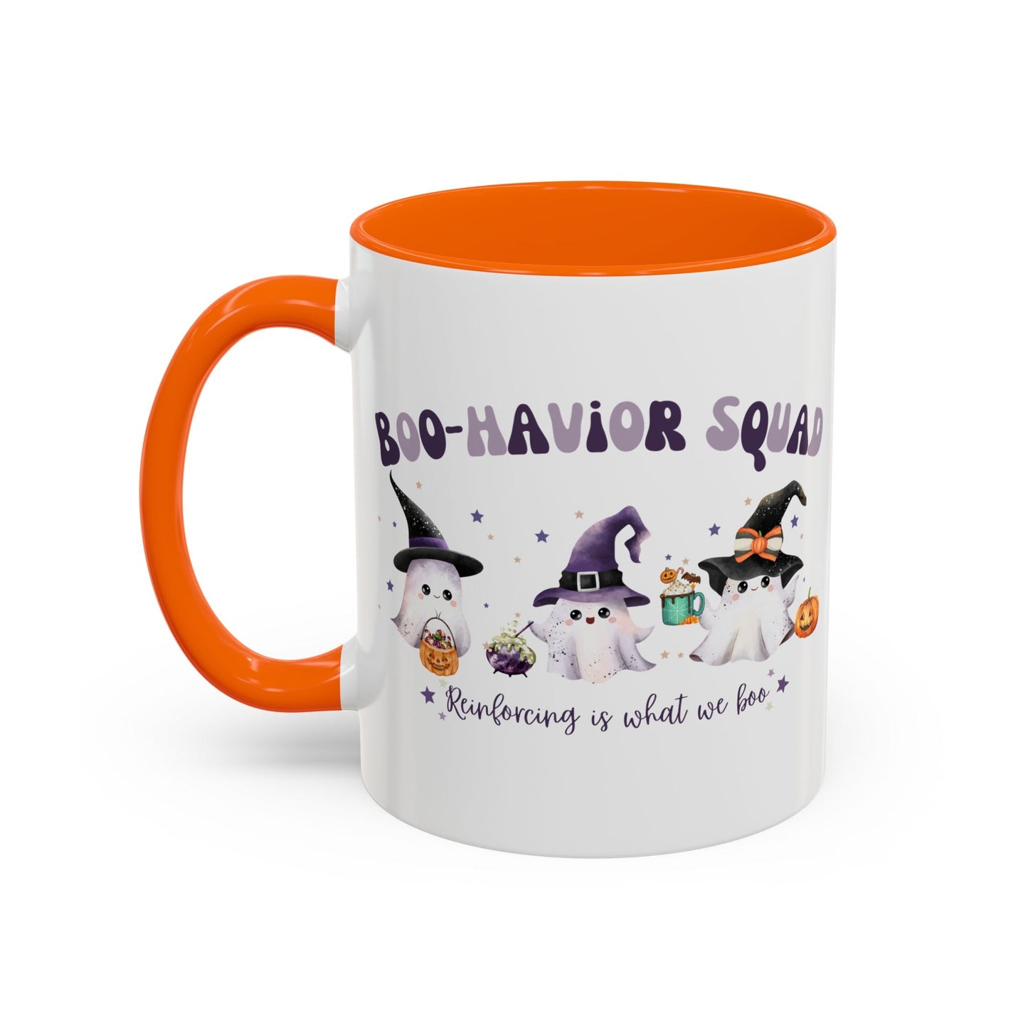 Personalized Boo-Havior Squad Halloween Mug – Cute Ghosts Design for ABA Professionals Printify