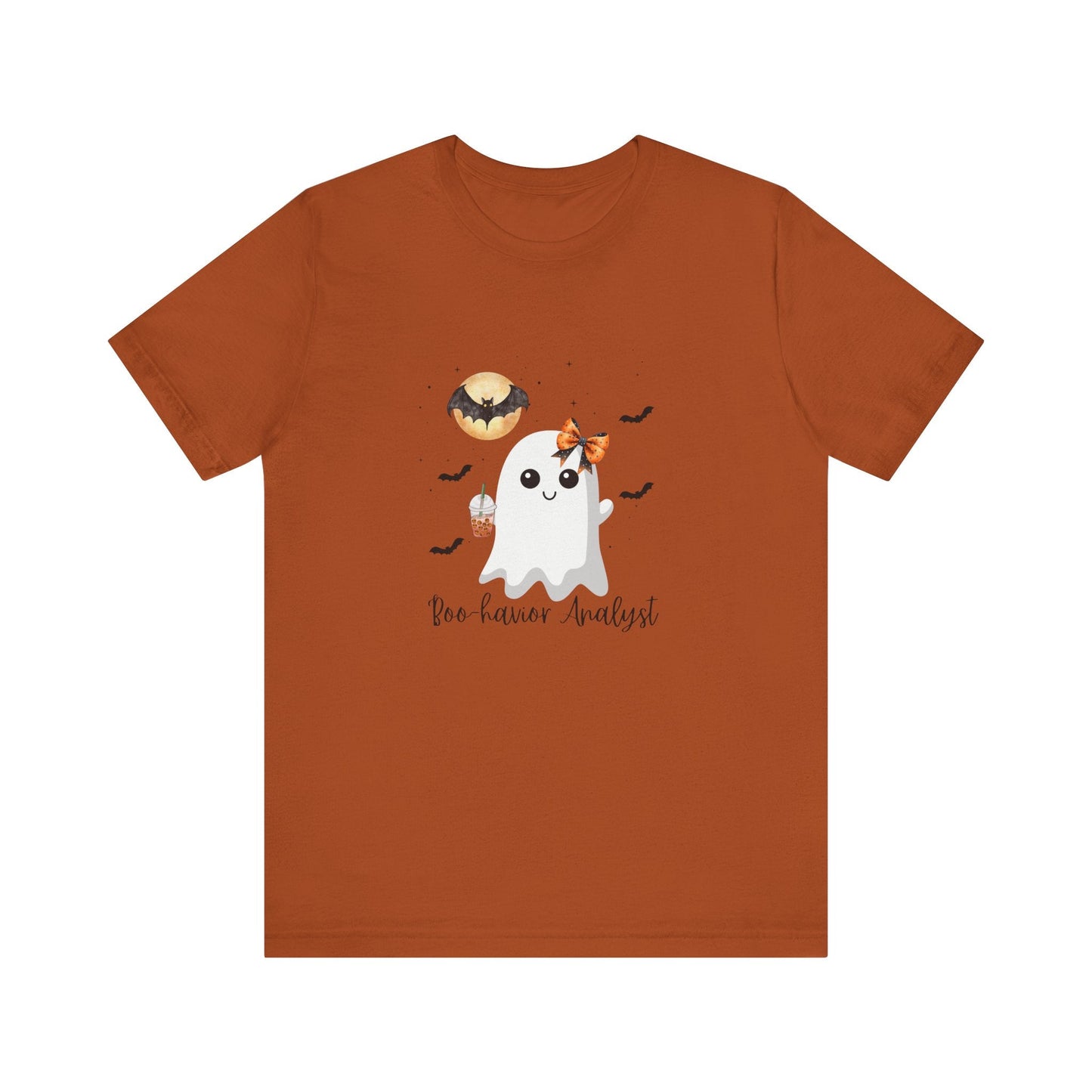 Cute Halloween Ghost Unisex Shirt for Behavior Analysts Printify