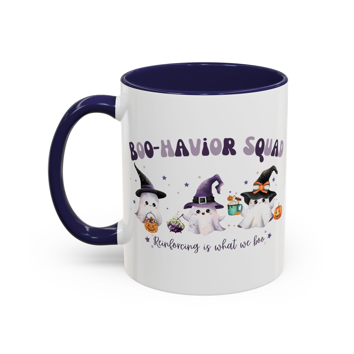 Personalized Boo-Havior Squad Halloween Mug – Cute Ghosts Design for ABA Professionals Printify