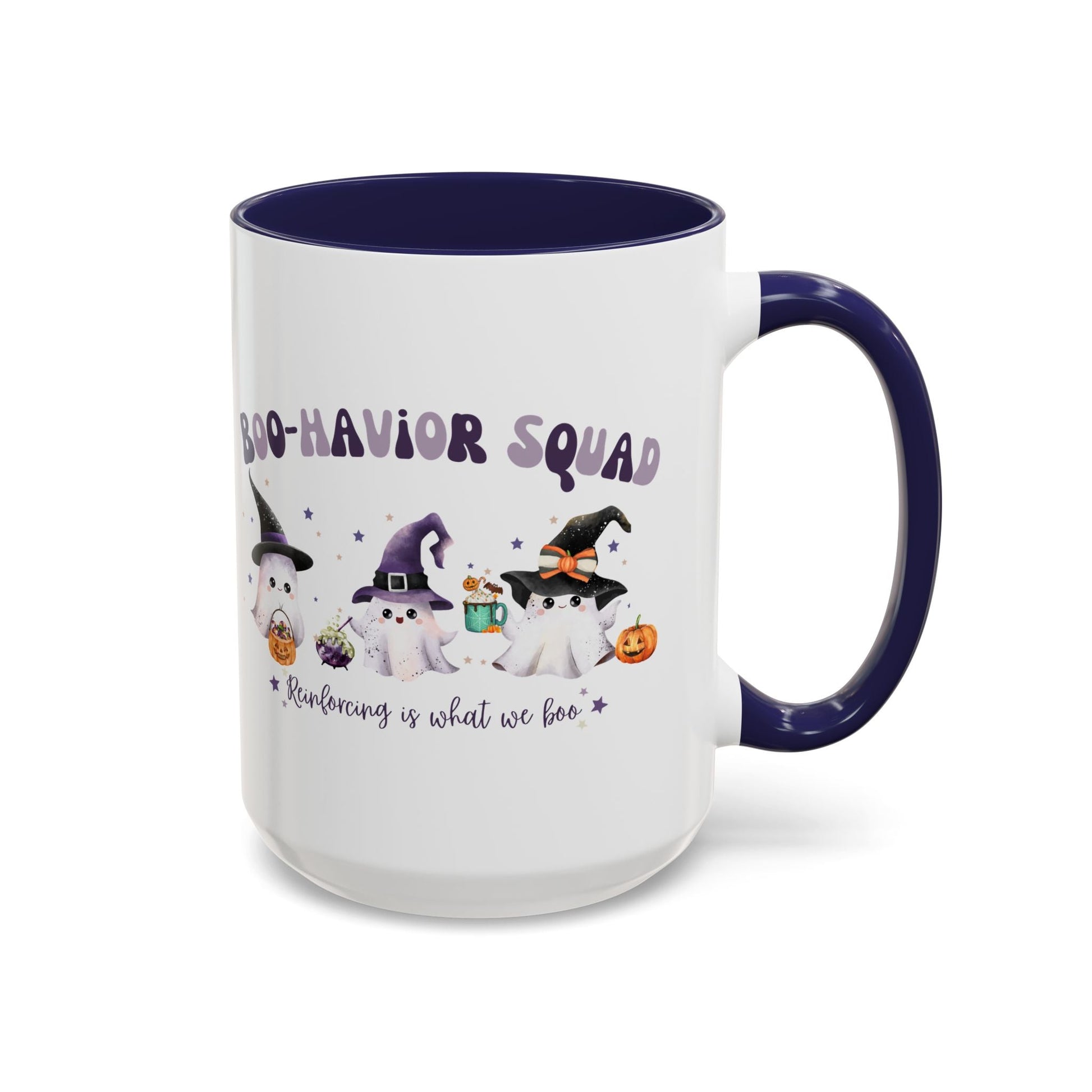 Personalized Boo-Havior Squad Halloween Mug – Cute Ghosts Design for ABA Professionals Printify