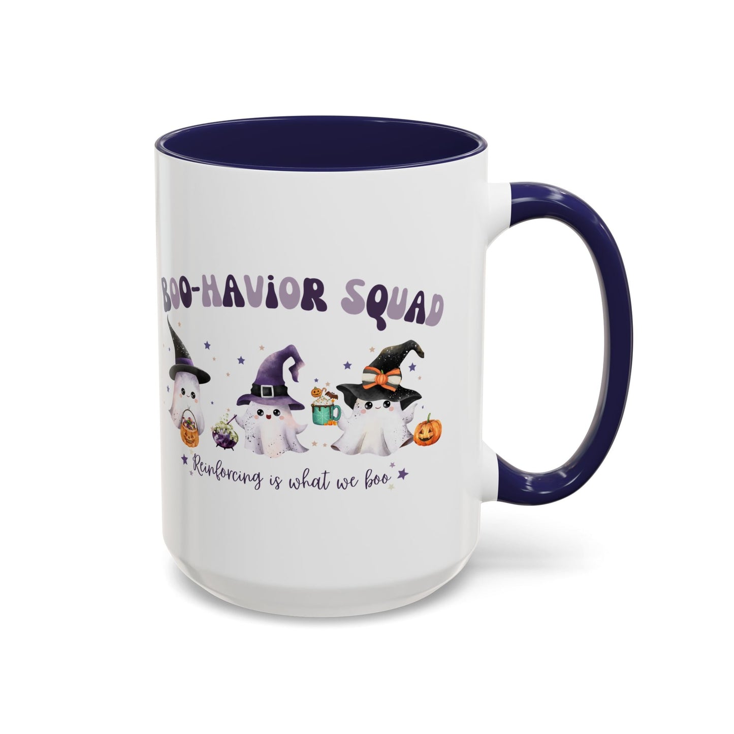 Personalized Boo-Havior Squad Halloween Mug – Cute Ghosts Design for ABA Professionals Printify