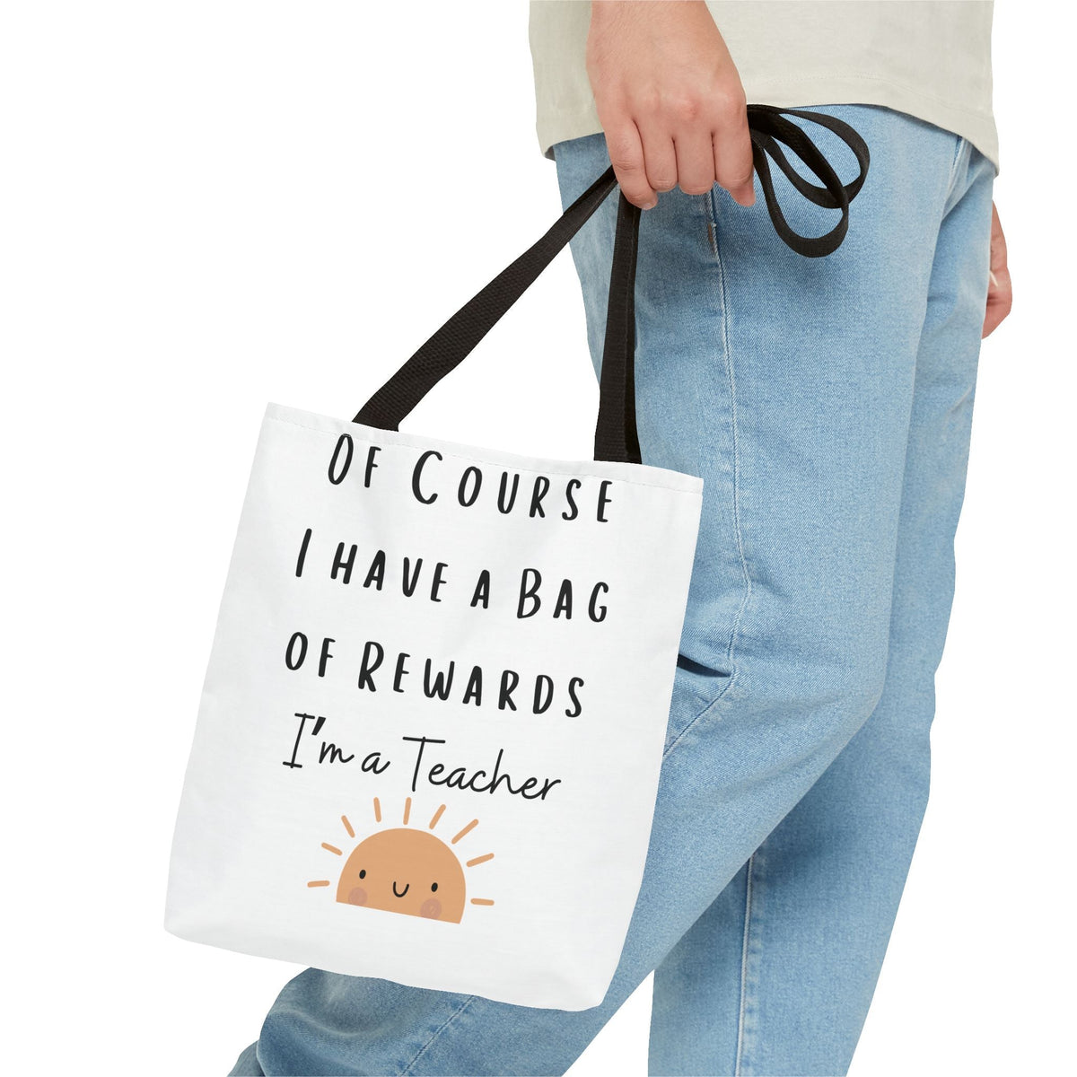 Teacher Tote – "Bag of Rewards" Essential Printify