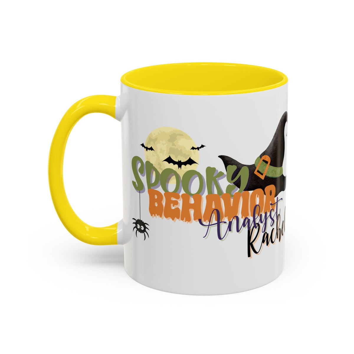 Personalized Spooky Behavior Analyst Halloween Mug – Witch Design Printify