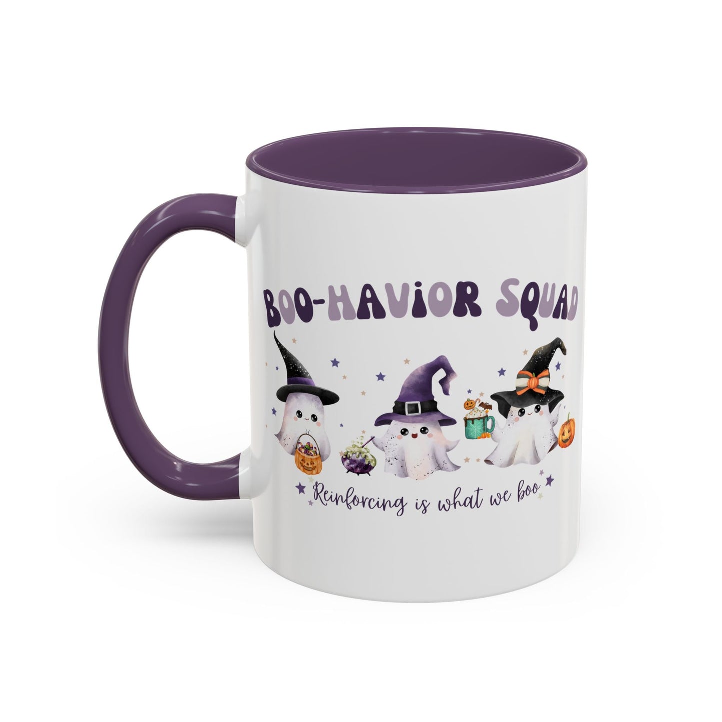 Personalized Boo-Havior Squad Halloween Mug – Cute Ghosts Design for ABA Professionals Printify