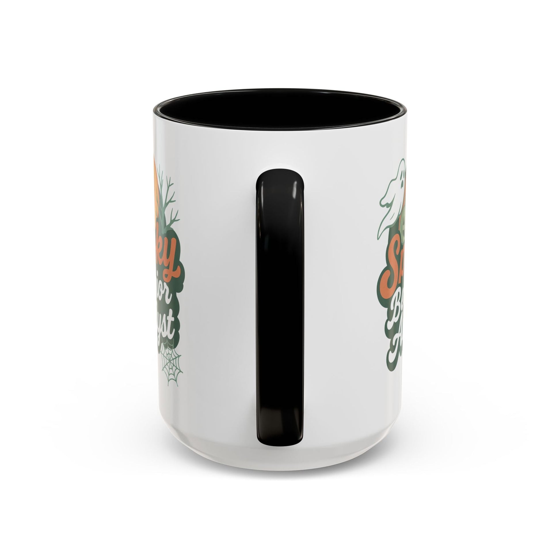 Personalized Spooky Behavior Analyst Accent Mug – Custom Name Coffee Cup, 11oz & 15oz, 4 Colors Affordable ABA Materials