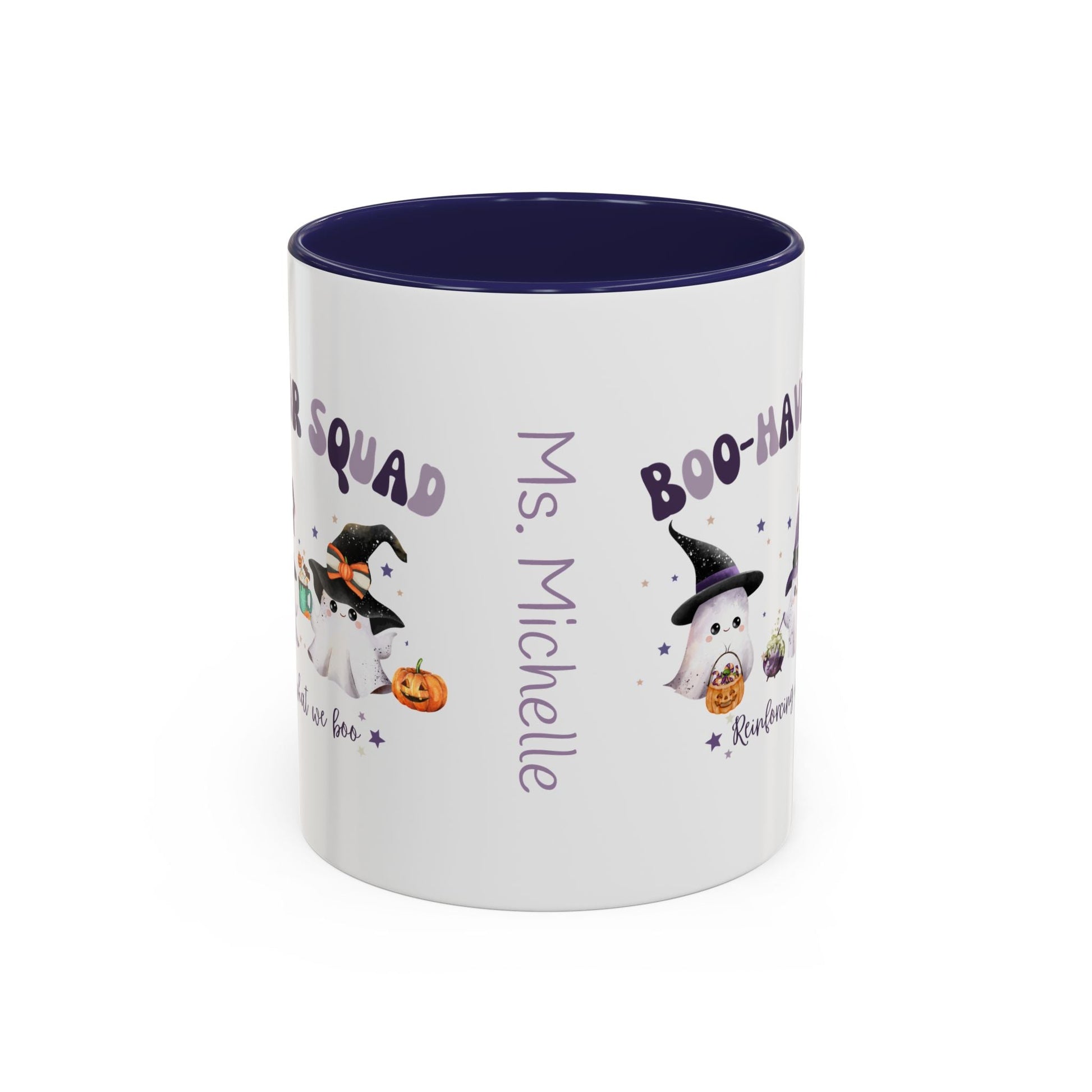 Personalized Boo-Havior Squad Halloween Mug – Cute Ghosts Design for ABA Professionals Printify