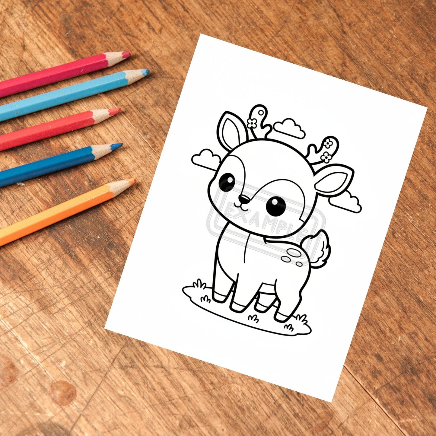 Cozy Autumn Critters Printable Coloring Book 20 Pages (PDF Download) Affordable ABA Materials