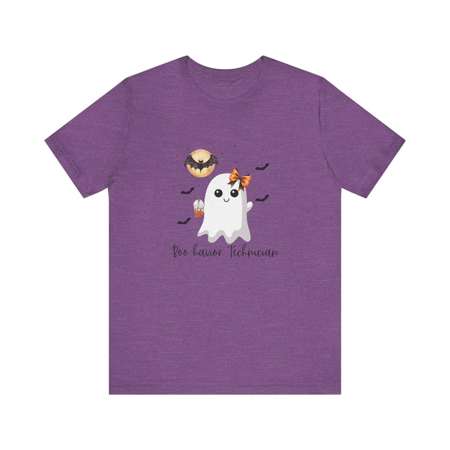 Cute Behavior Technician Halloween Ghost Shirt -"Boo-havior Technician" Unisex Shirt Printify