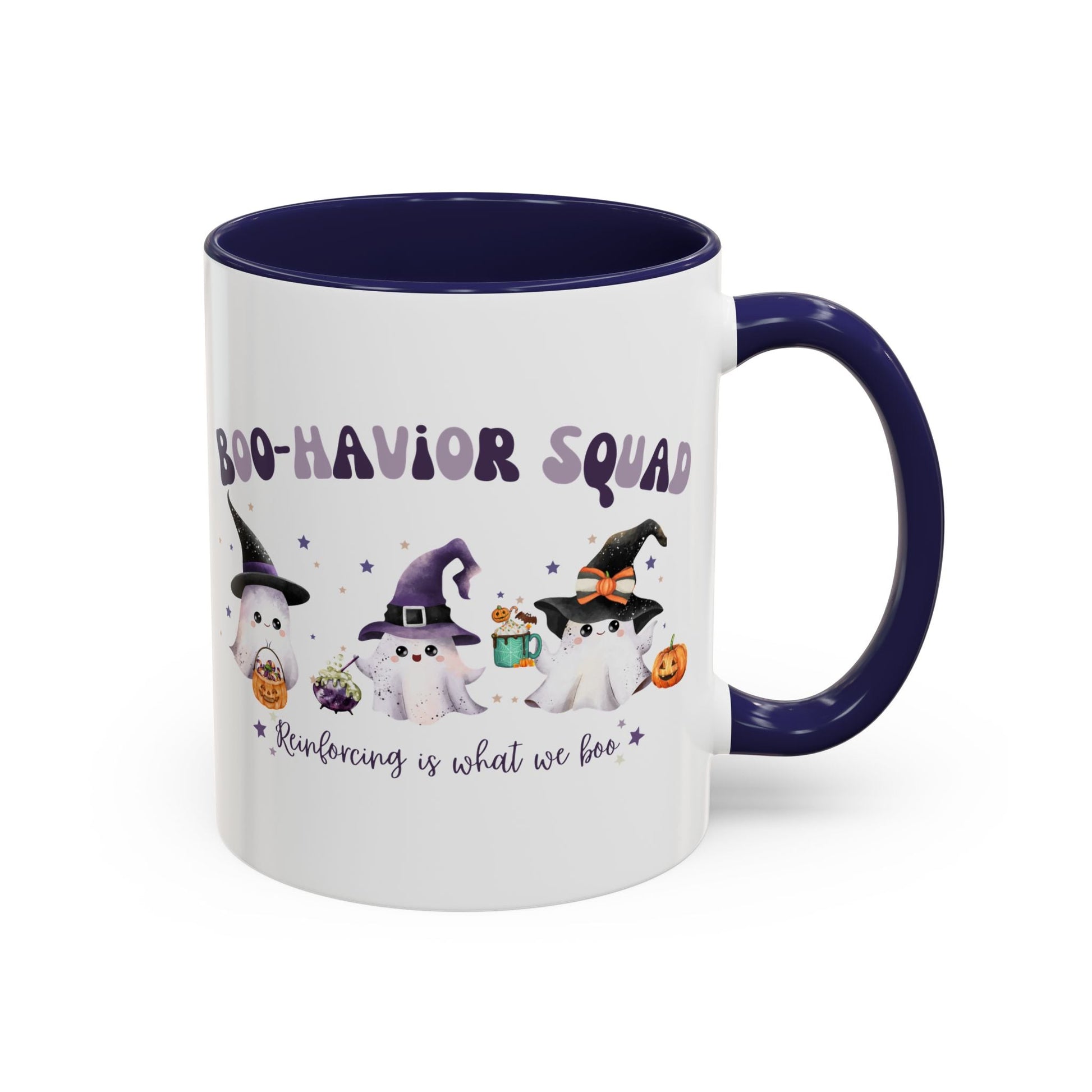 Personalized Boo-Havior Squad Halloween Mug – Cute Ghosts Design for ABA Professionals Printify