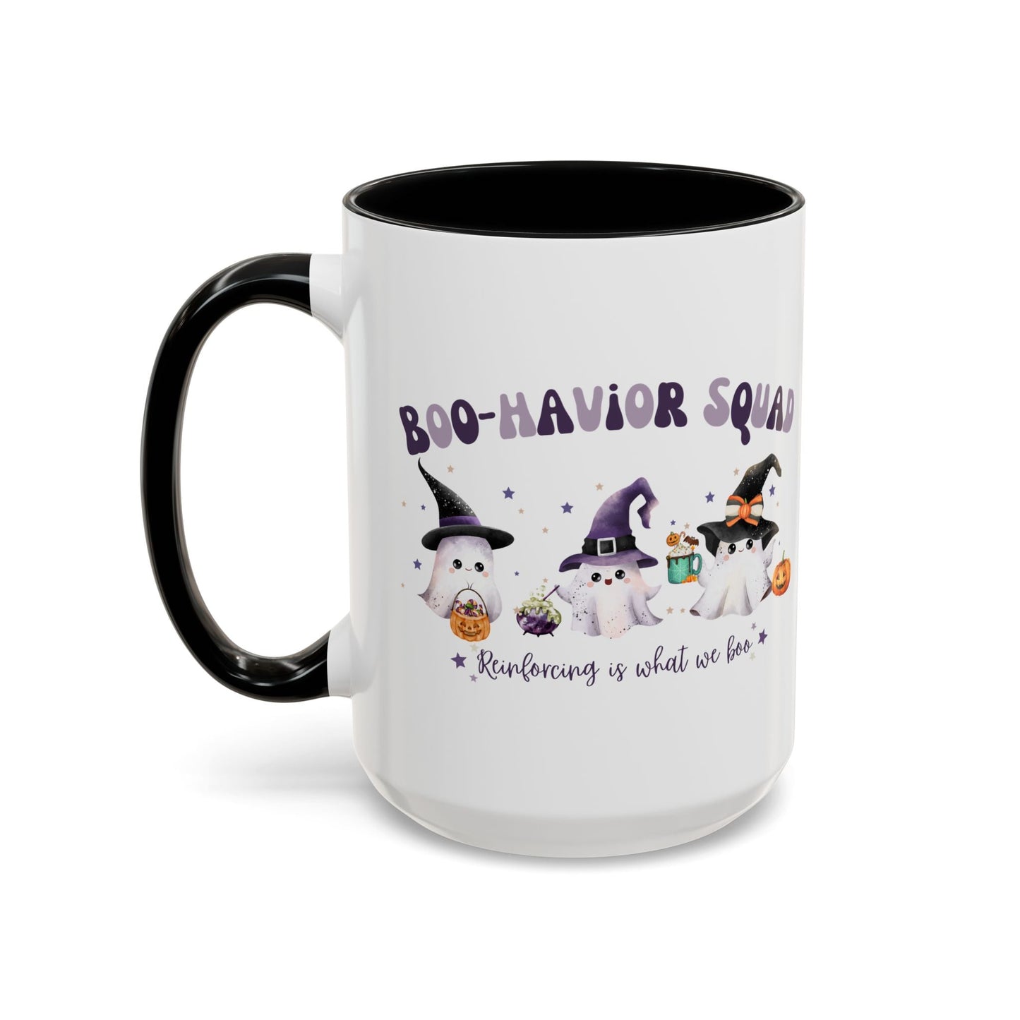 Personalized Boo-Havior Squad Halloween Mug – Cute Ghosts Design for ABA Professionals Printify