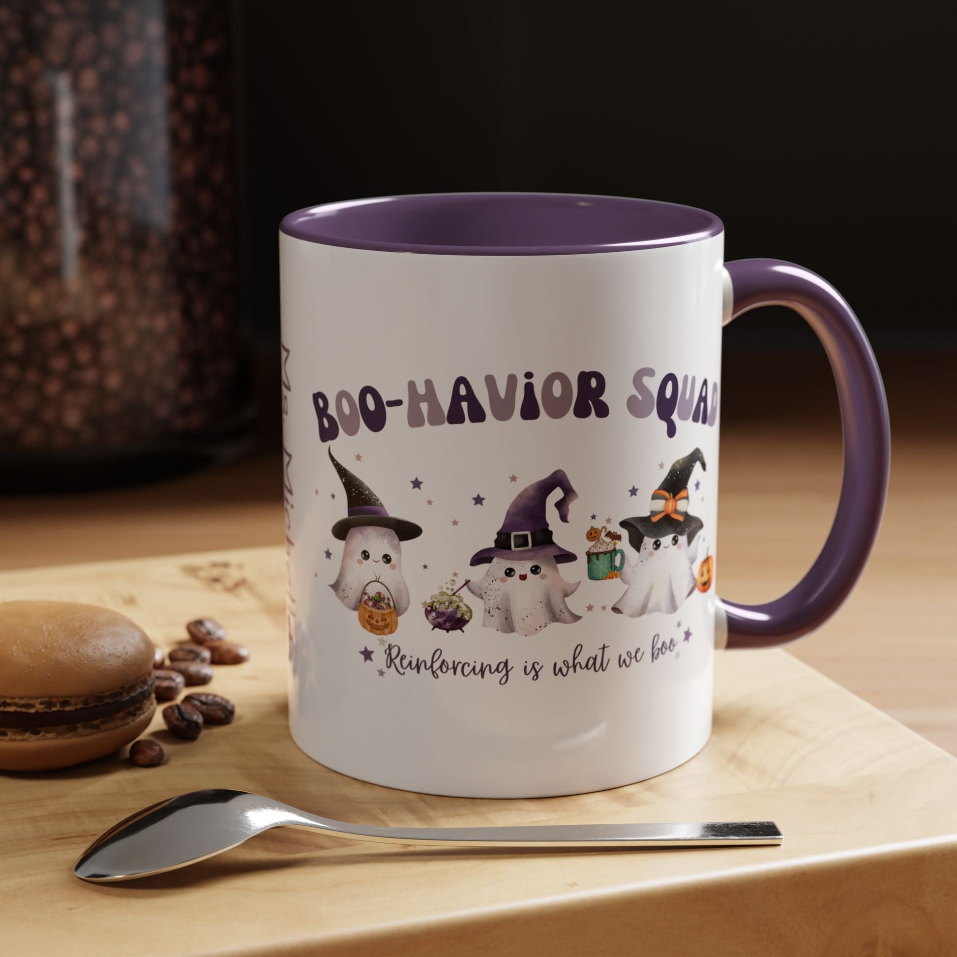 Personalized Boo-Havior Squad Halloween Mug – Cute Ghosts Design for ABA Professionals Affordable ABA Materials