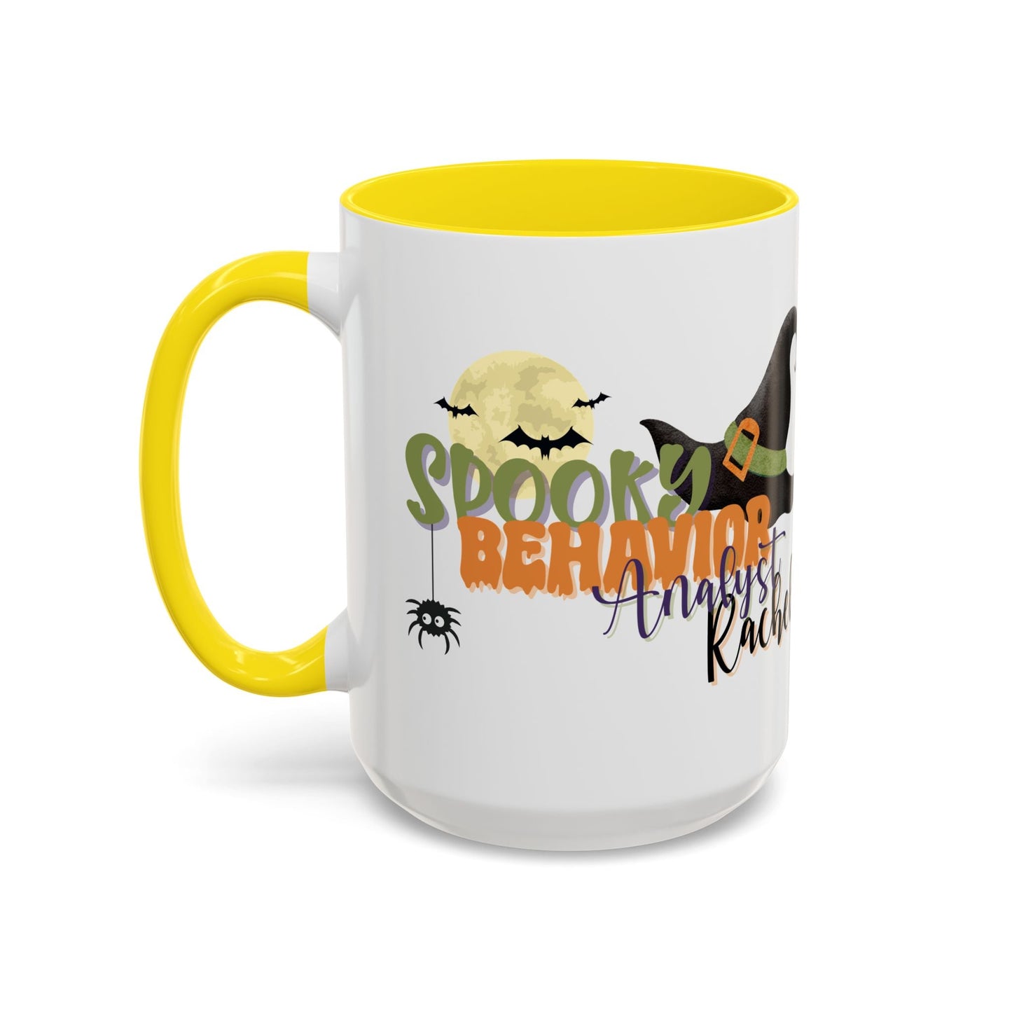 Personalized Spooky Behavior Analyst Halloween Mug – Witch Design Printify