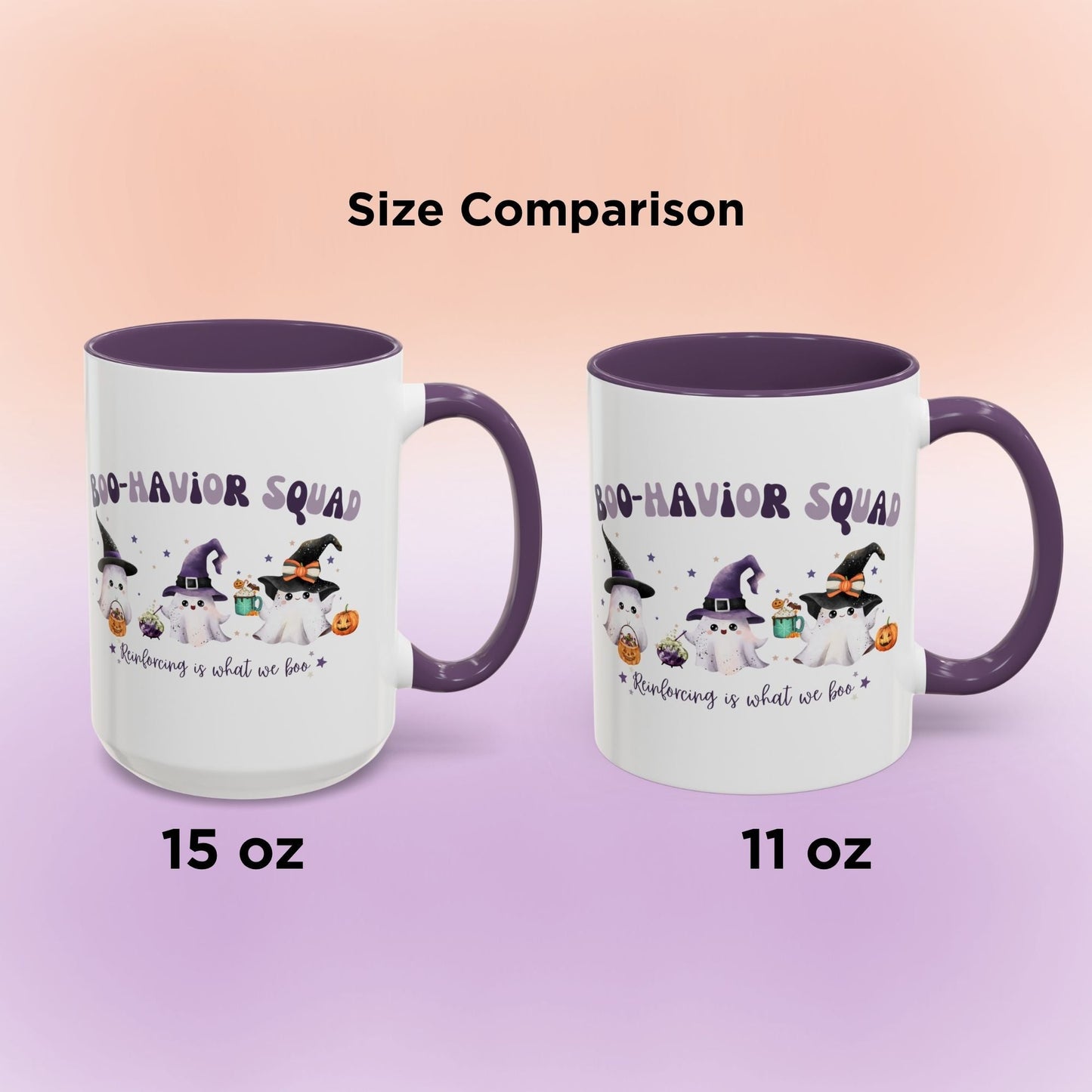 Personalized Boo-Havior Squad Halloween Mug – Cute Ghosts Design for ABA Professionals Affordable ABA Materials