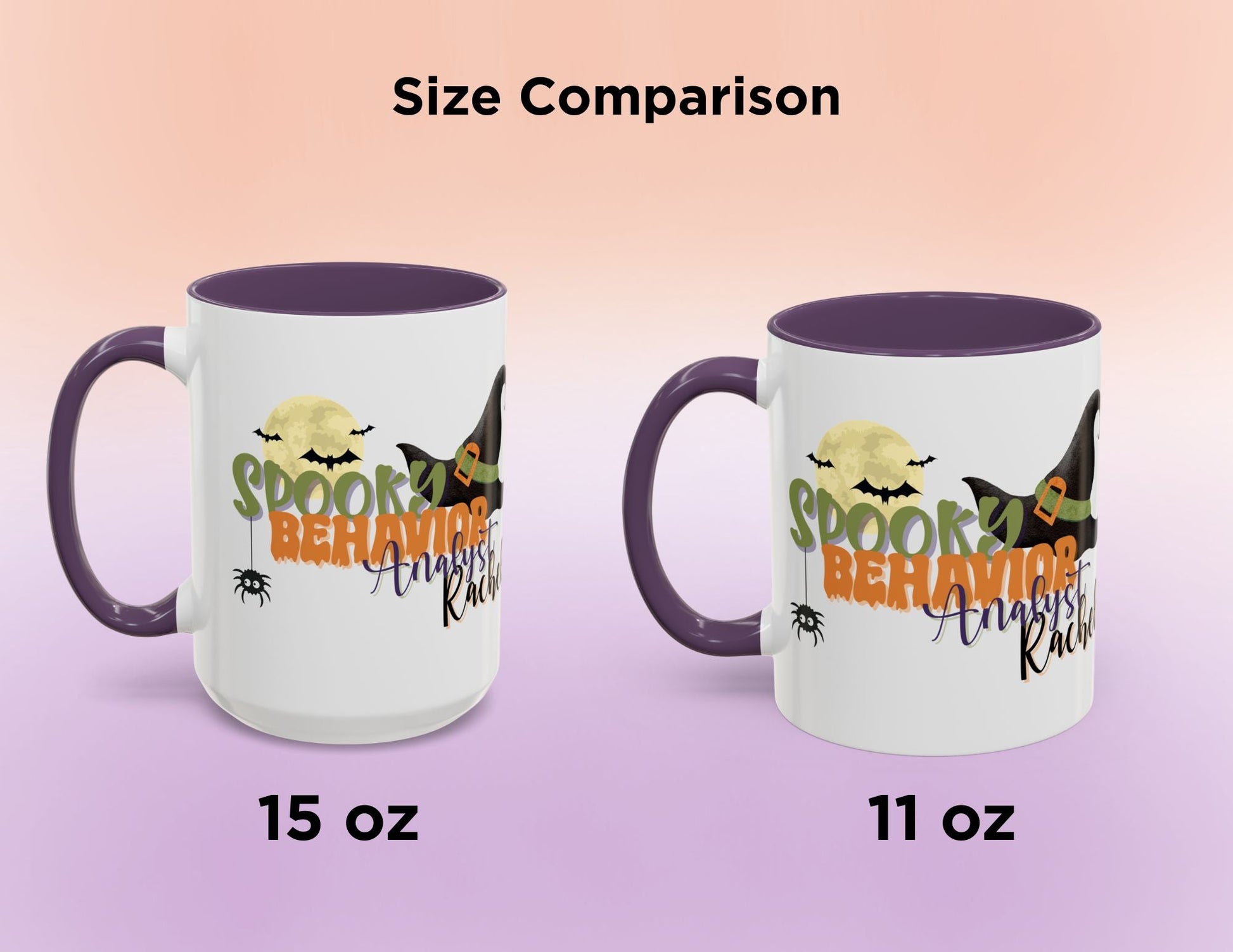 Personalized Spooky Behavior Analyst Halloween Mug – Witch Design Affordable ABA Materials