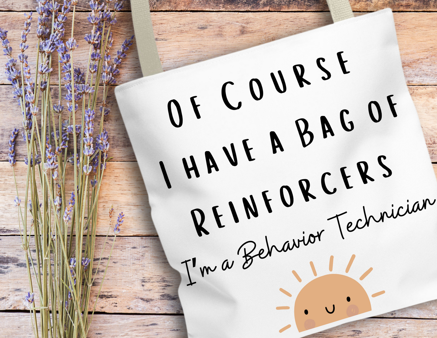 Behavior Technician Tote – Perfect Bag for Behavior Techs "Bag of Reinforcers" Essential Printify