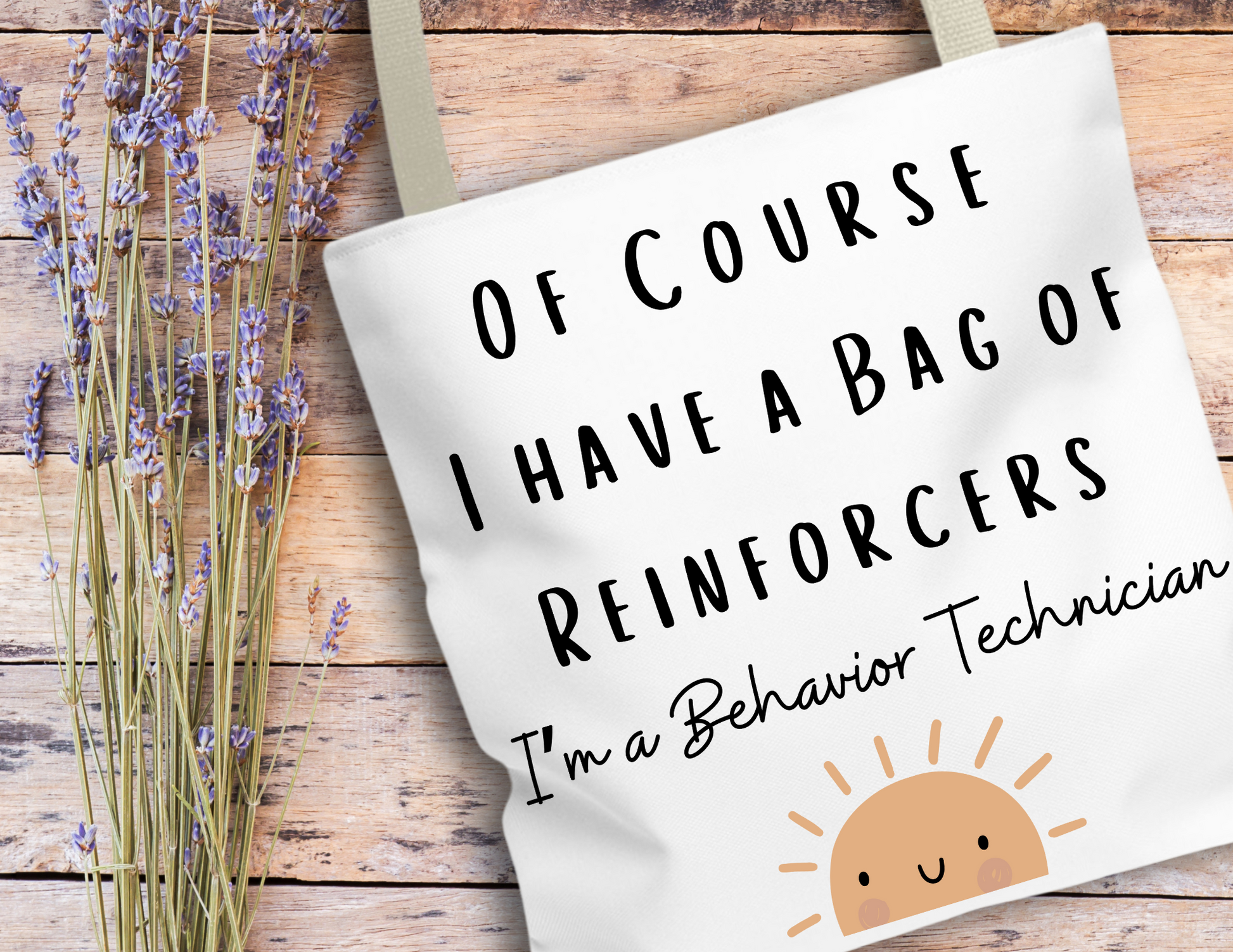 Behavior Technician Tote – Perfect Bag for Behavior Techs "Bag of Reinforcers" Essential Printify