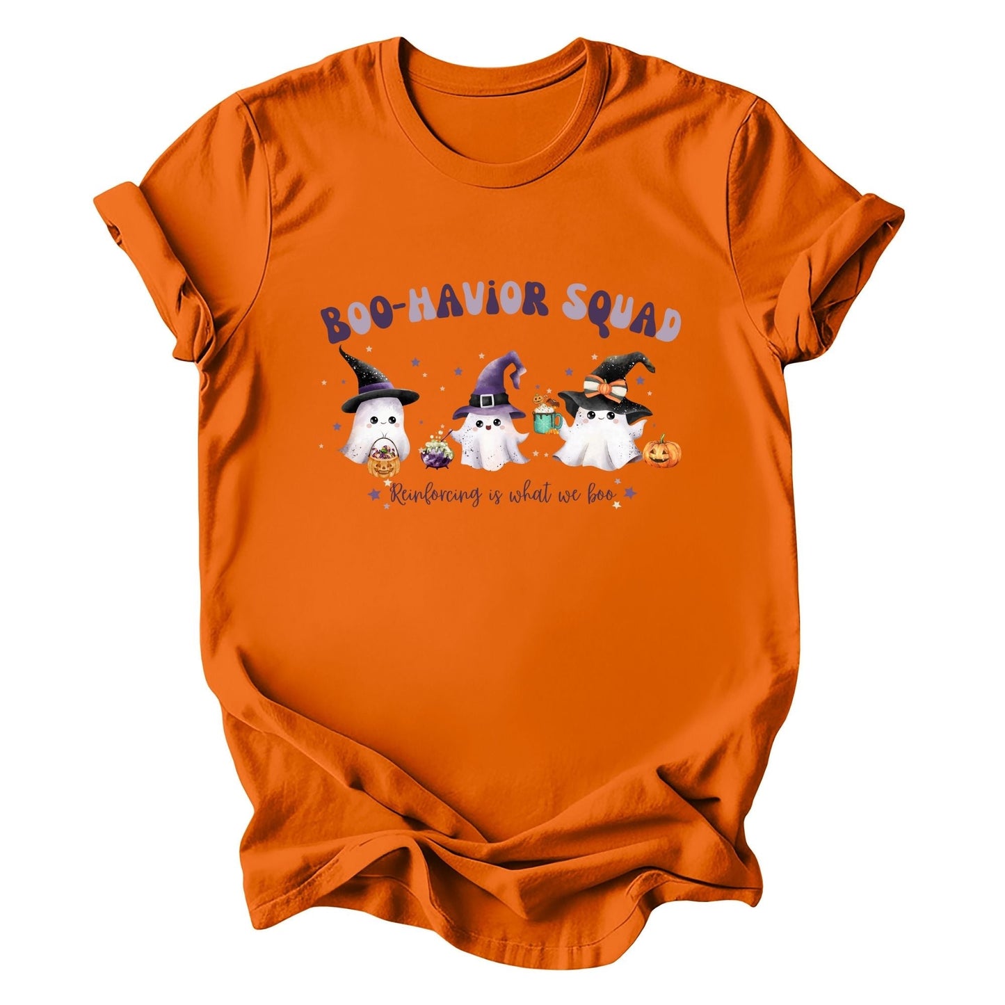 ABA Team Halloween T-Shirt- Cute Boo-havior Squad Unisex t-shirt Affordable ABA Materials
