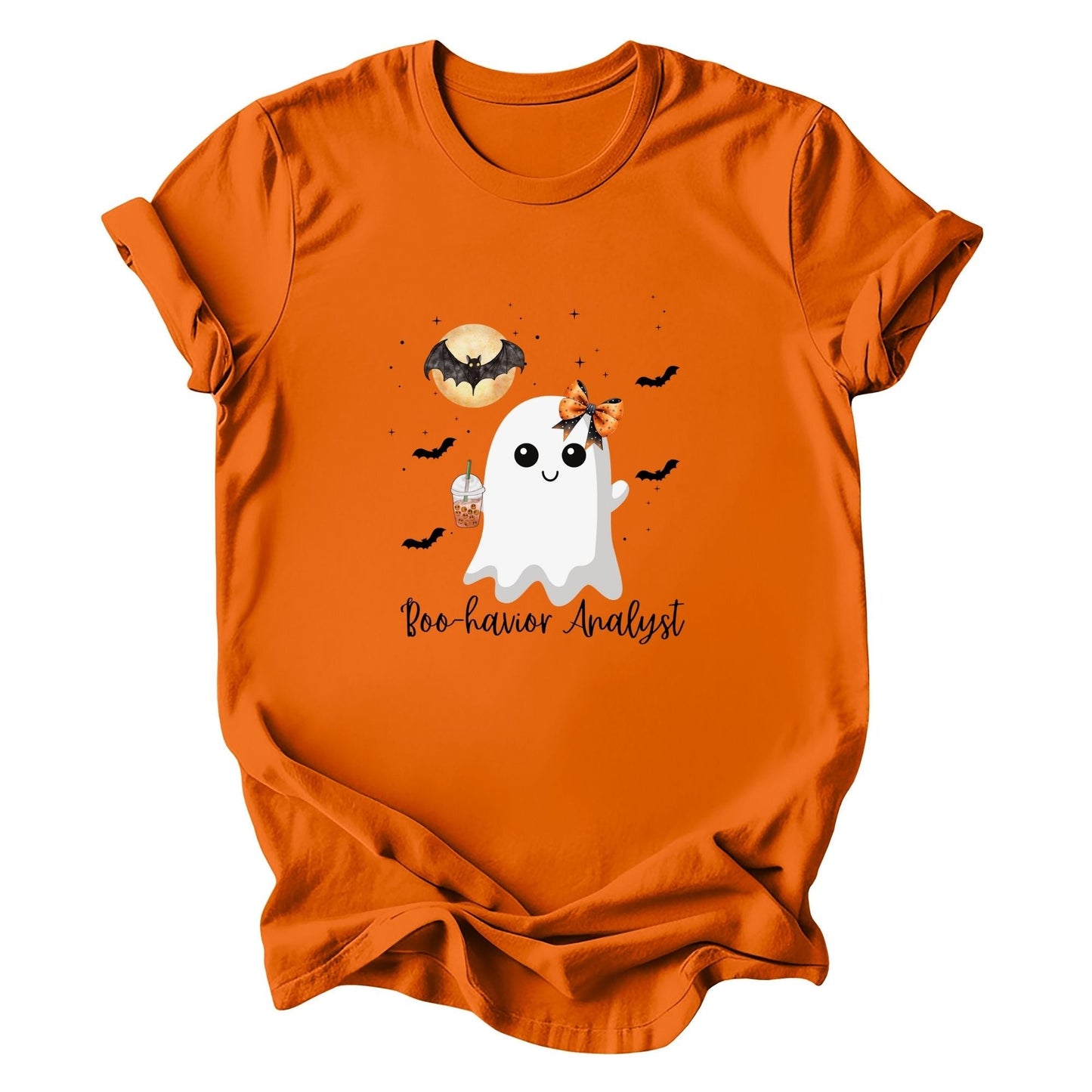 Cute Halloween Ghost Unisex Shirt for Behavior Analysts Printify