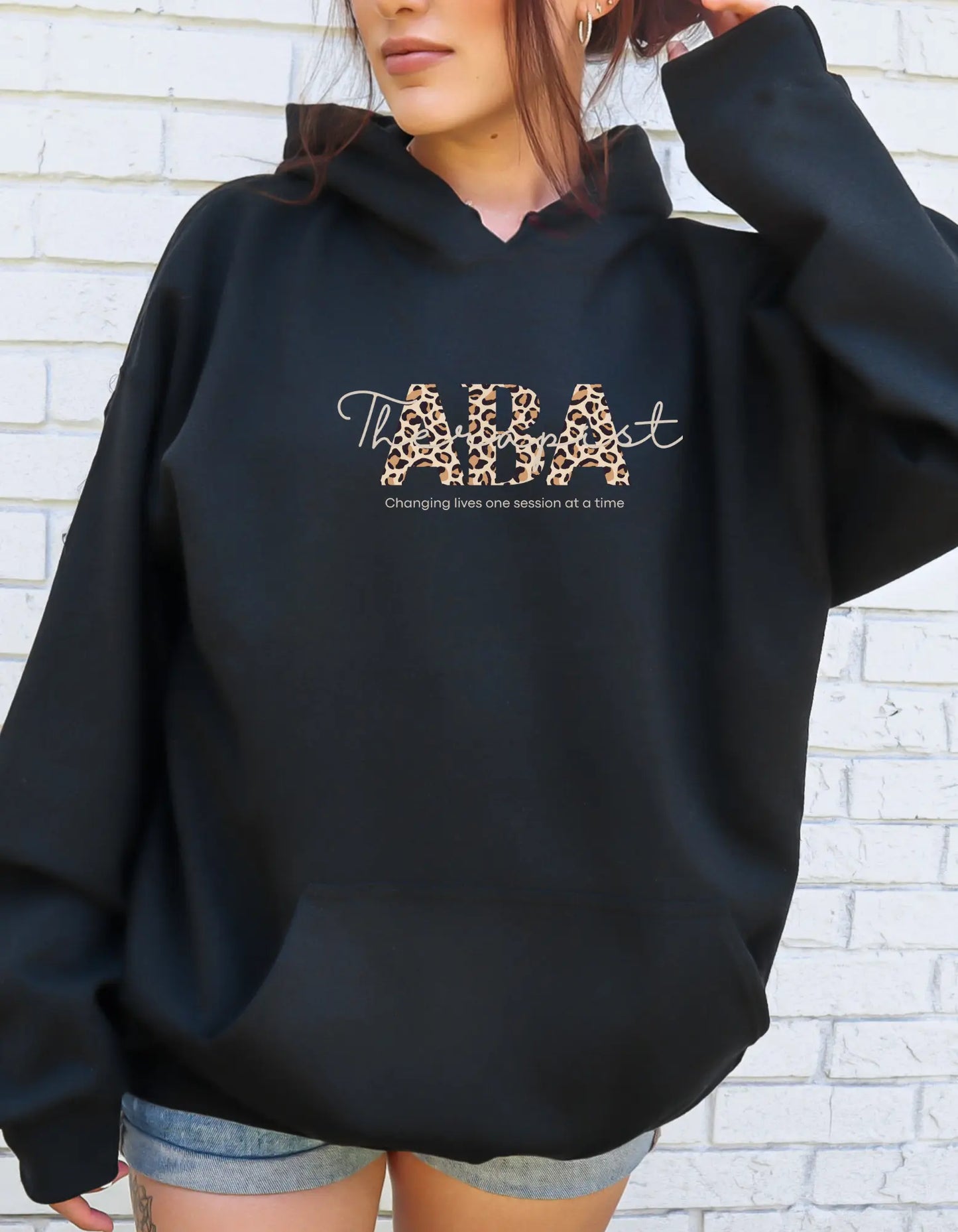 Behavior Therapist Hoodie ABA Therapist Sweater Stay Warm & Stylish in this ABA Therapist Gift Hoodie Making a Difference with Every Session Affordable ABA Materials