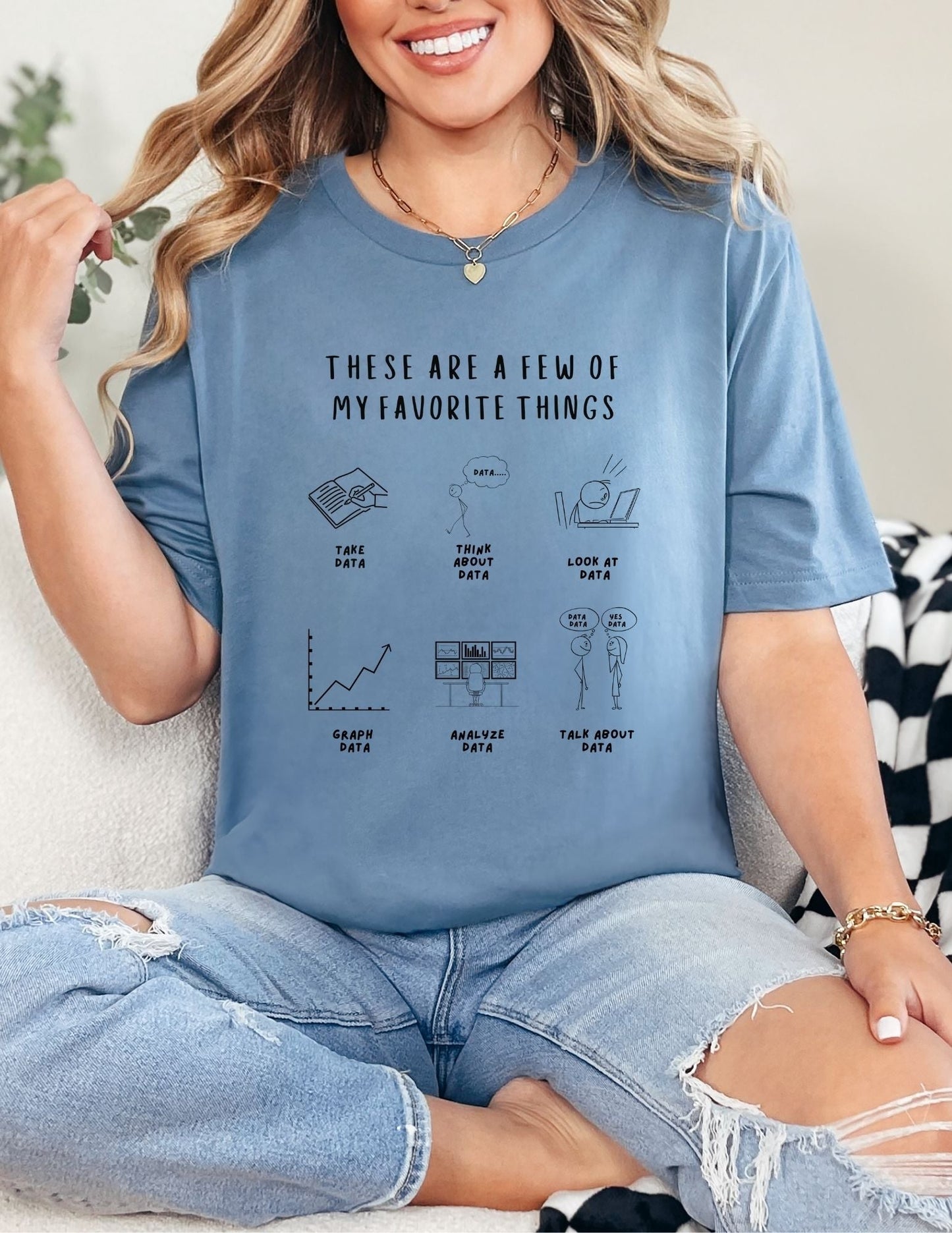Funny ABA Shirt -Data T-Shirt Featuring My Favorite Things Affordable ABA Materials