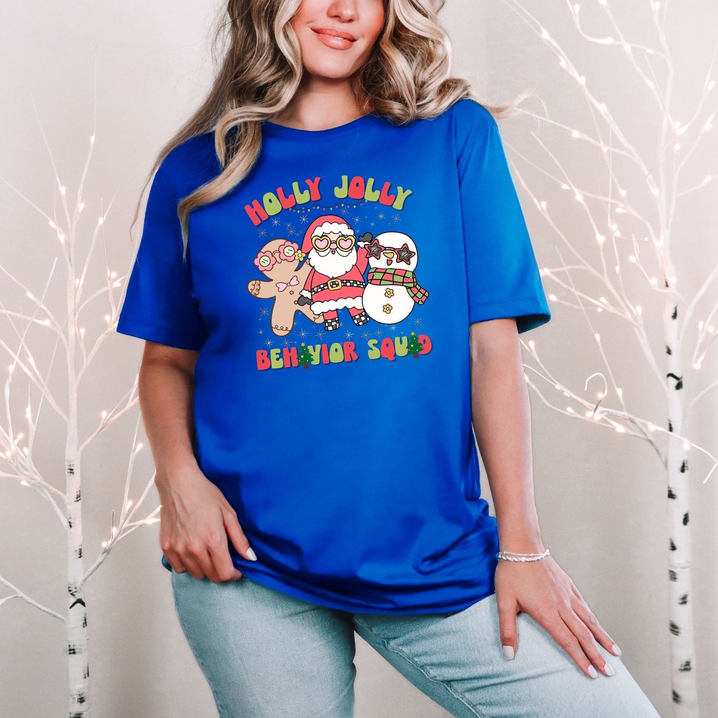 Holly Jolly Behavior Squad Unisex Shirt – Festive ABA Team Holiday Tee for Behavior Analysts & Technicians Affordable ABA Materials