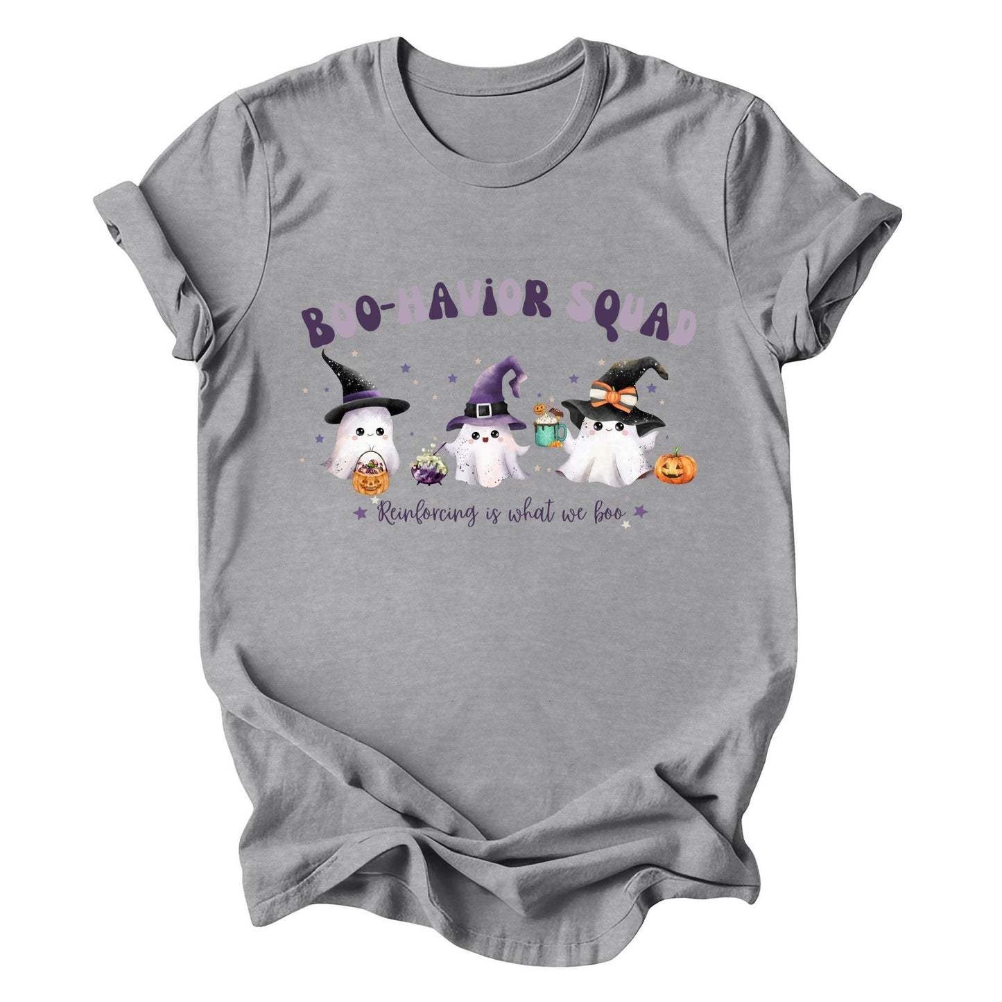 ABA Team Halloween T-Shirt- Cute Boo-havior Squad Unisex t-shirt Affordable ABA Materials