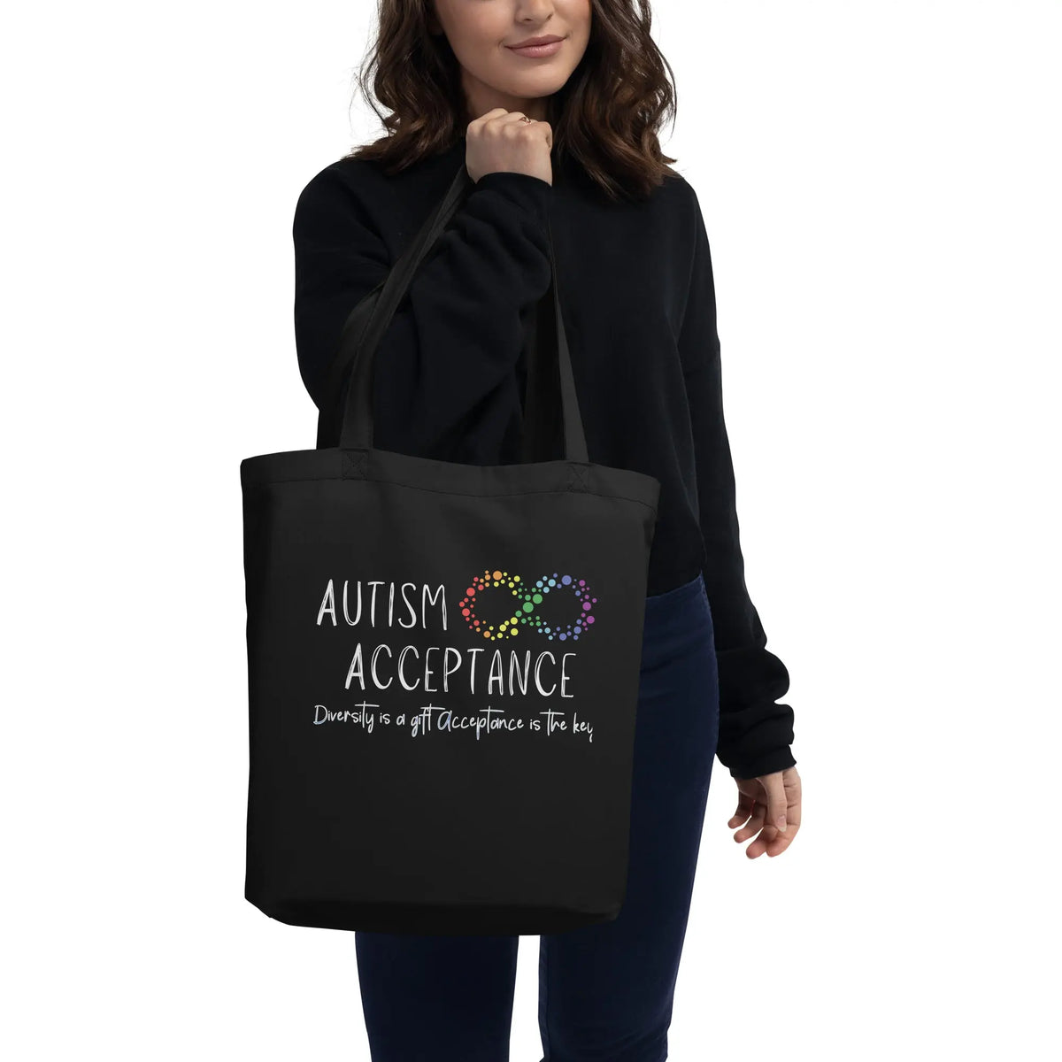 Cute Tote Bag for Autism Advocates - Spread the Message of Acceptance and Diversity Personalized Option Great Gift for Supporters of Autism Affordable ABA Materials