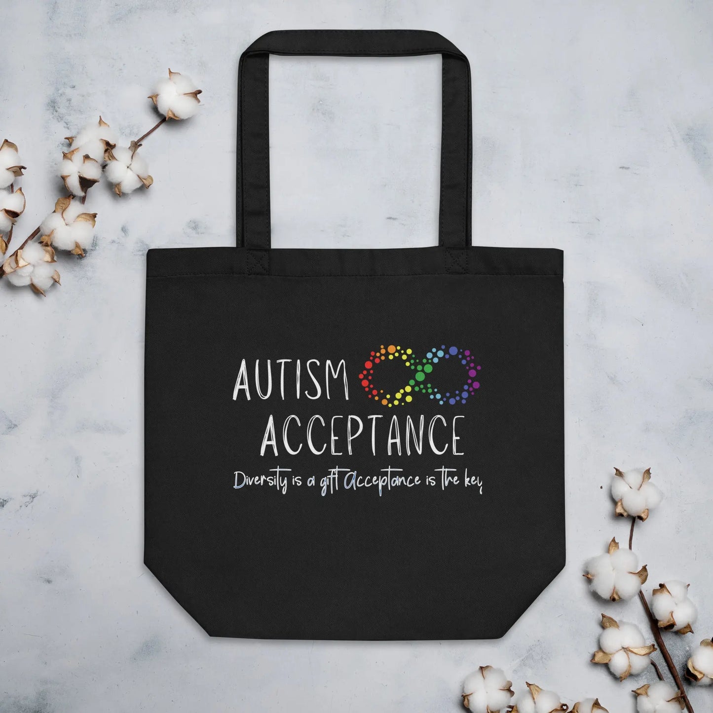 Cute Tote Bag for Autism Advocates - Spread the Message of Acceptance and Diversity Personalized Option Great Gift for Supporters of Autism Affordable ABA Materials
