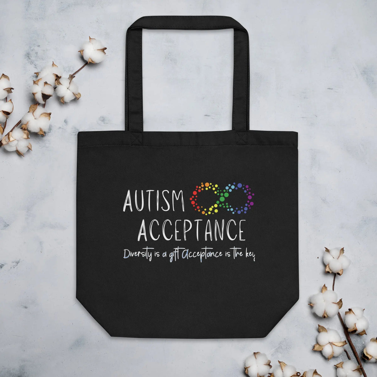 Cute Tote Bag for Autism Advocates - Spread the Message of Acceptance and Diversity Personalized Option Great Gift for Supporters of Autism Affordable ABA Materials