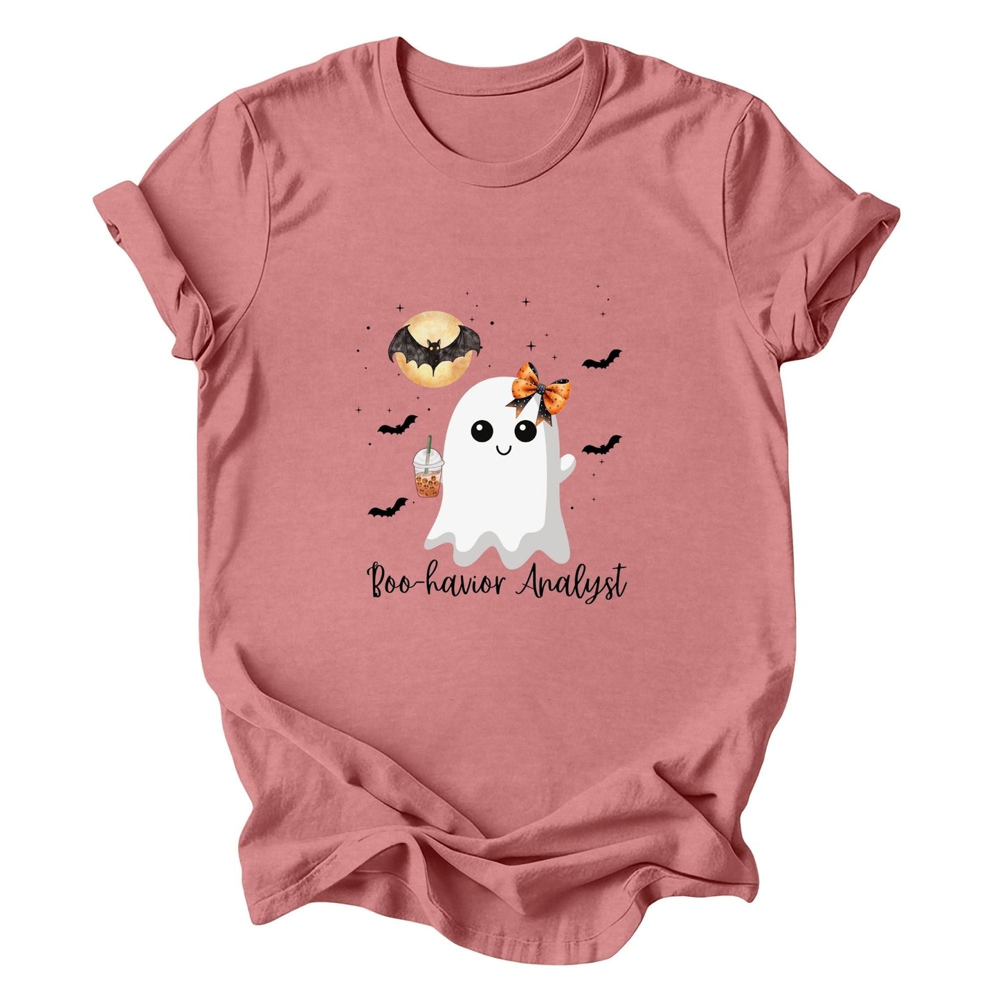 Cute Halloween Ghost Unisex Shirt for Behavior Analysts Printify