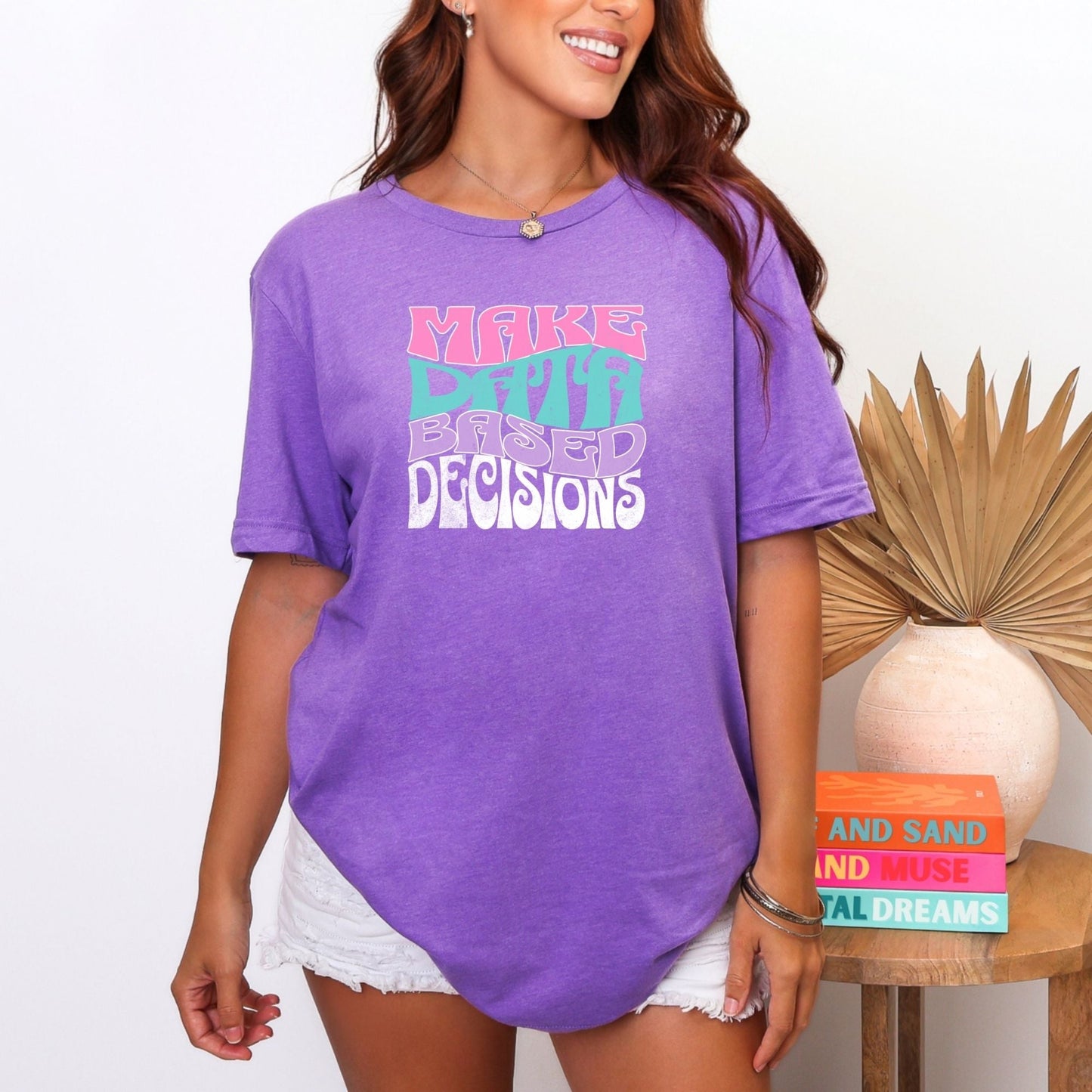 Make Data Based Decisions Unisex T-Shirt – Retro Tee for ABA Professionals, Analysts & Educators Affordable ABA Materials