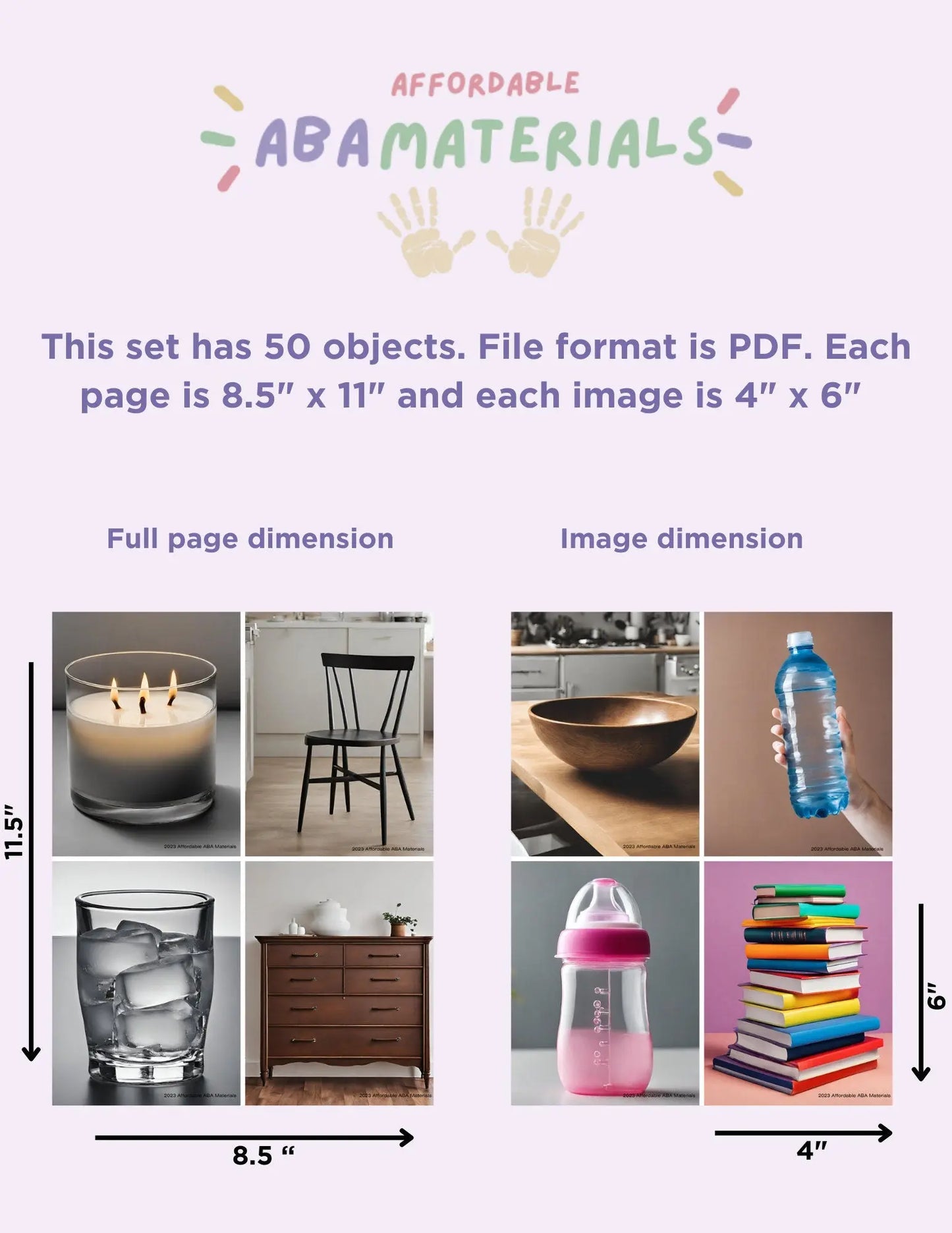 50 Common Object Flash Cards Set, Printable Flashcards, Therapy Material, Children Flashcards, Preschool Learning, Educational Flashcards. My Store