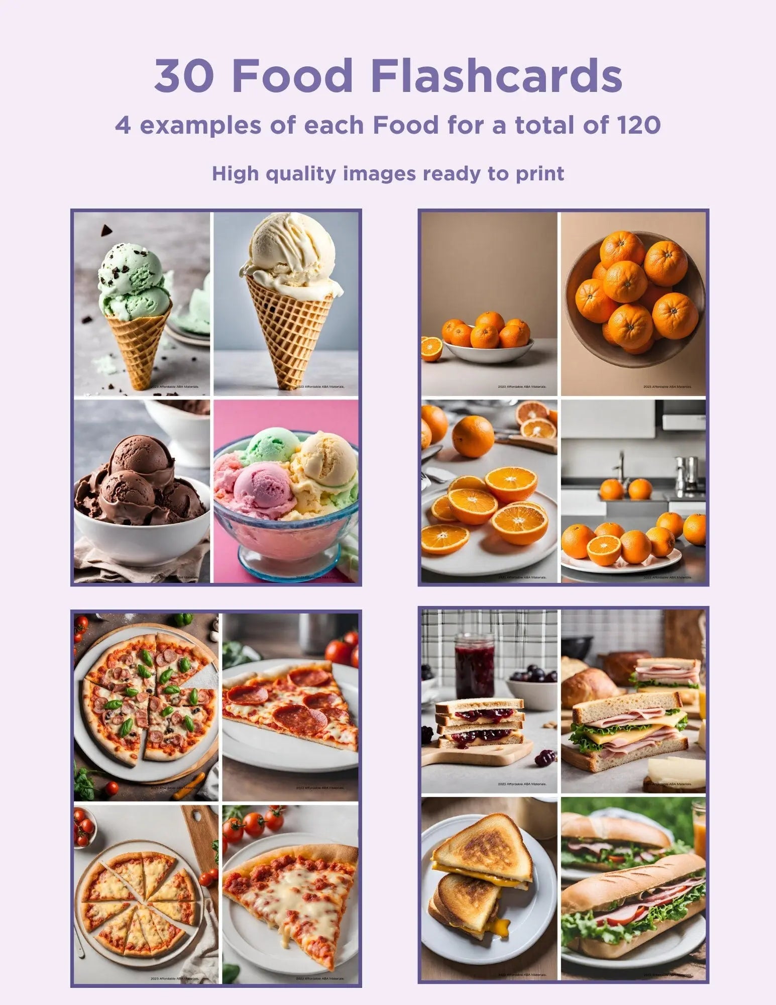 30 Food bundle Flash Cards , Restaurant, Rewards food therapy, Choices Board Chart , Nomenclature, Montessori, Digital download, Printable. My Store