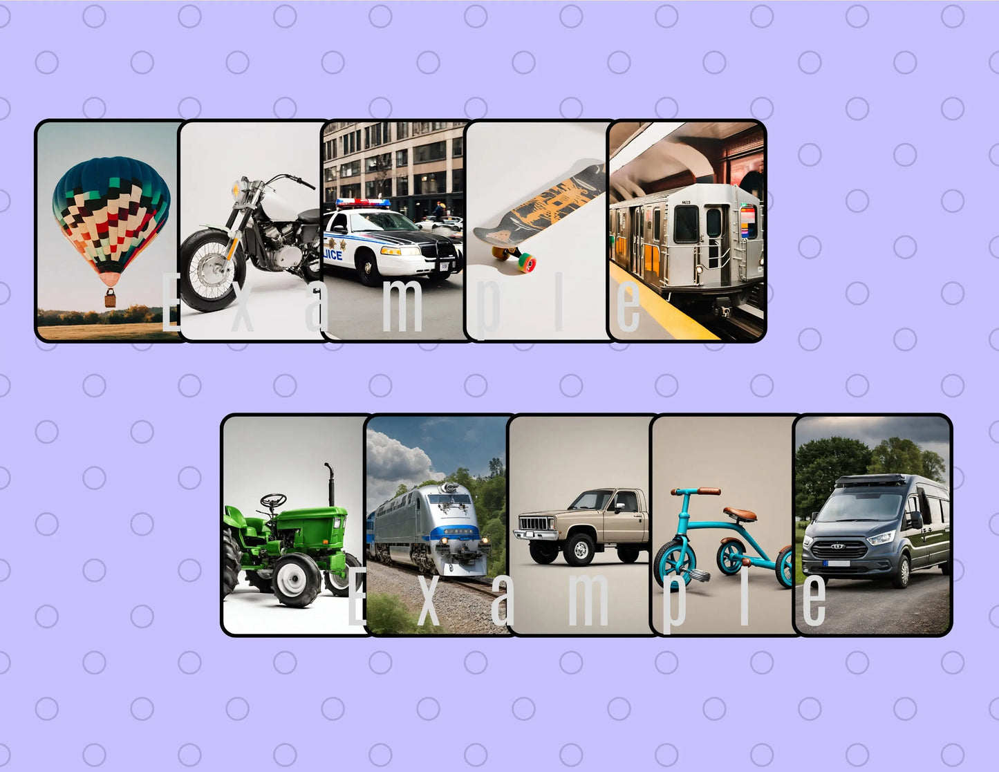 20 Vehicle Flash Cards Educational Cards for Kids and Teachers Printable Flash Cards for Kids Instant Download Print from home My Store