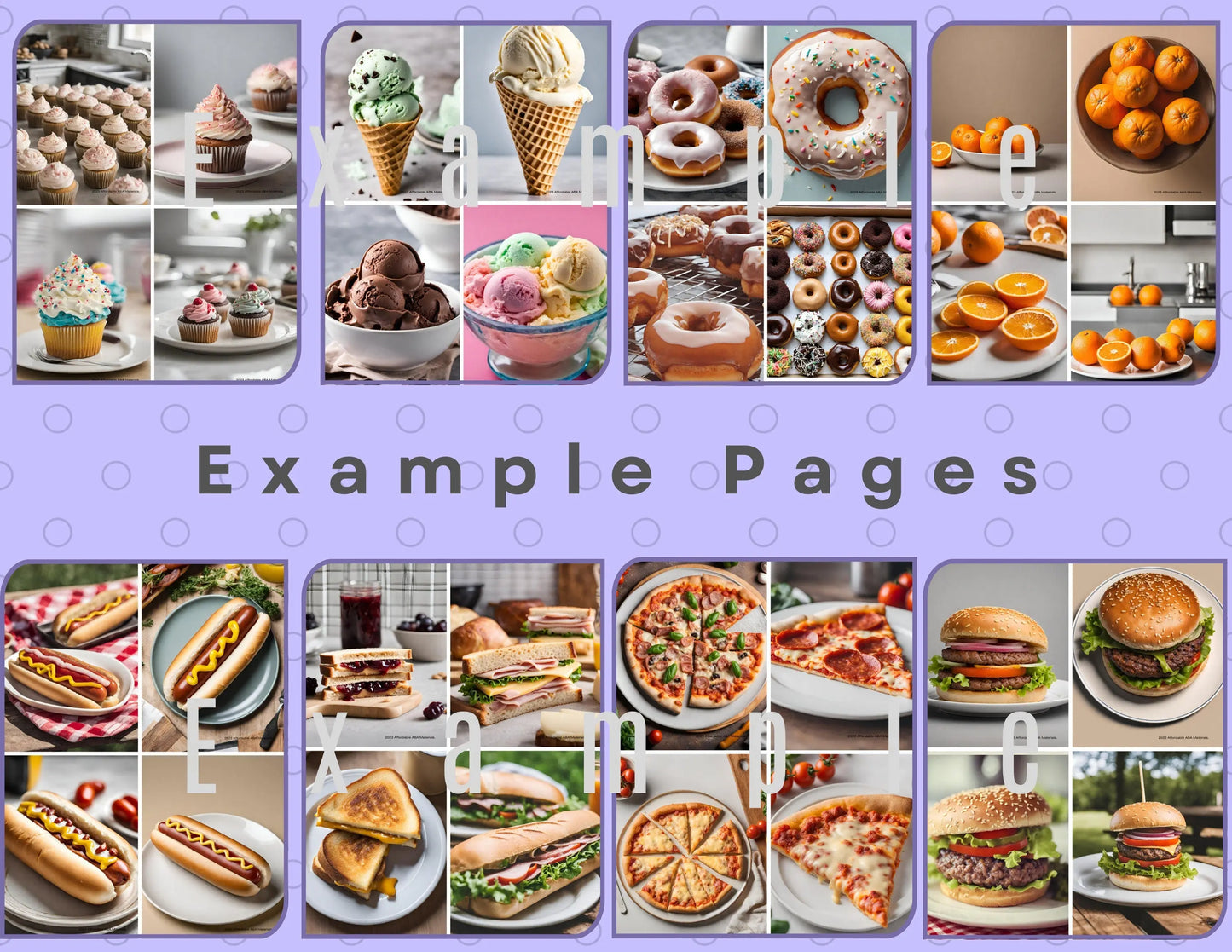 30 Food bundle Flash Cards , Restaurant, Rewards food therapy, Choices Board Chart , Nomenclature, Montessori, Digital download, Printable. My Store