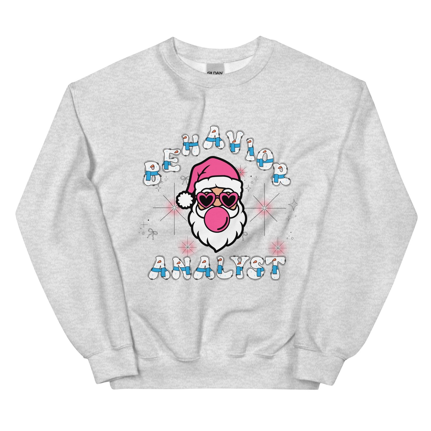 Santa Behavior Analyst Sweater Unisex Christmas Sweatshirt Affordable ABA Materials