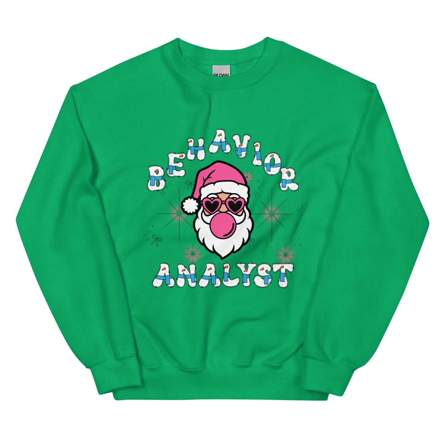 Santa Behavior Analyst Sweater Unisex Christmas Sweatshirt Affordable ABA Materials