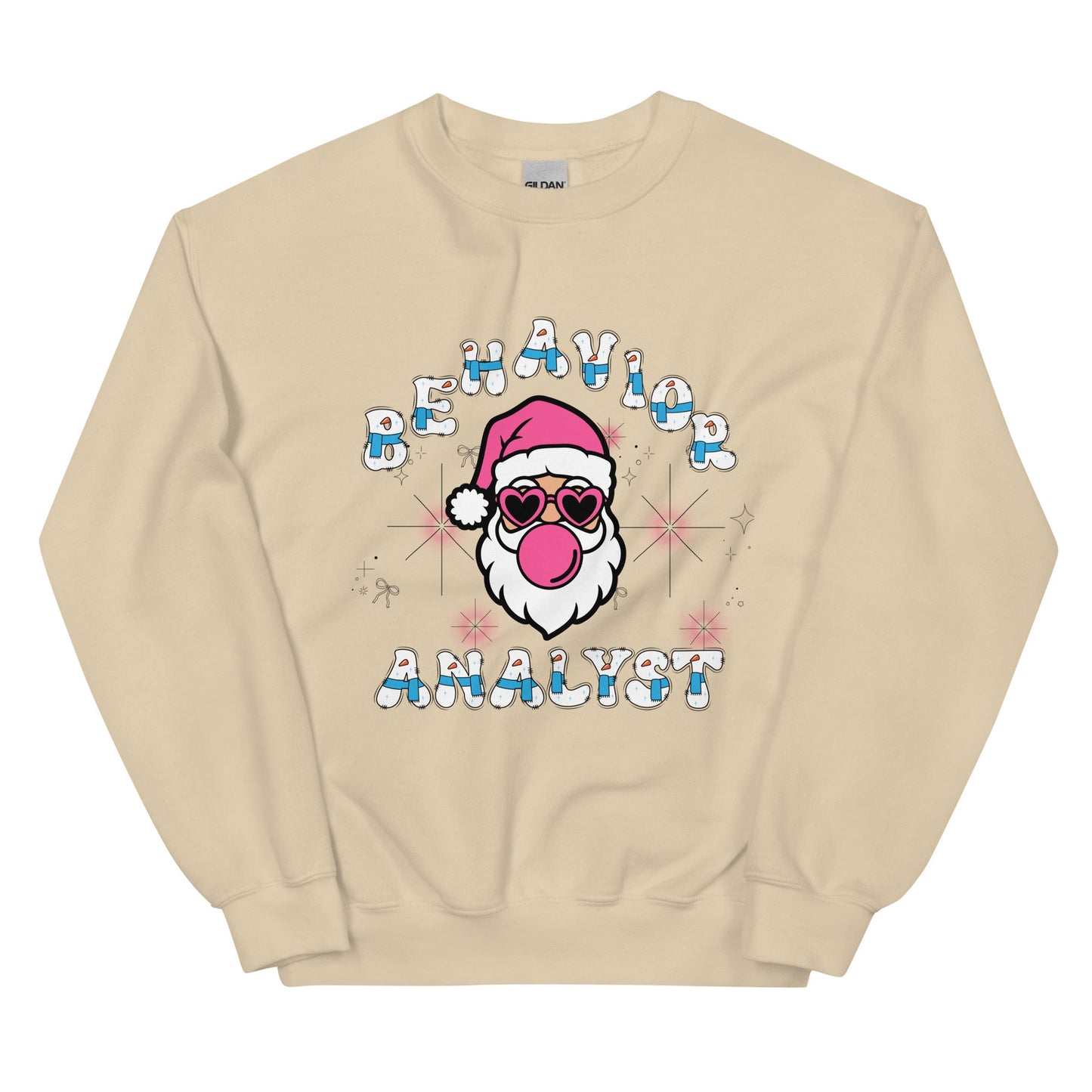 Santa Behavior Analyst Sweater Unisex Christmas Sweatshirt Affordable ABA Materials