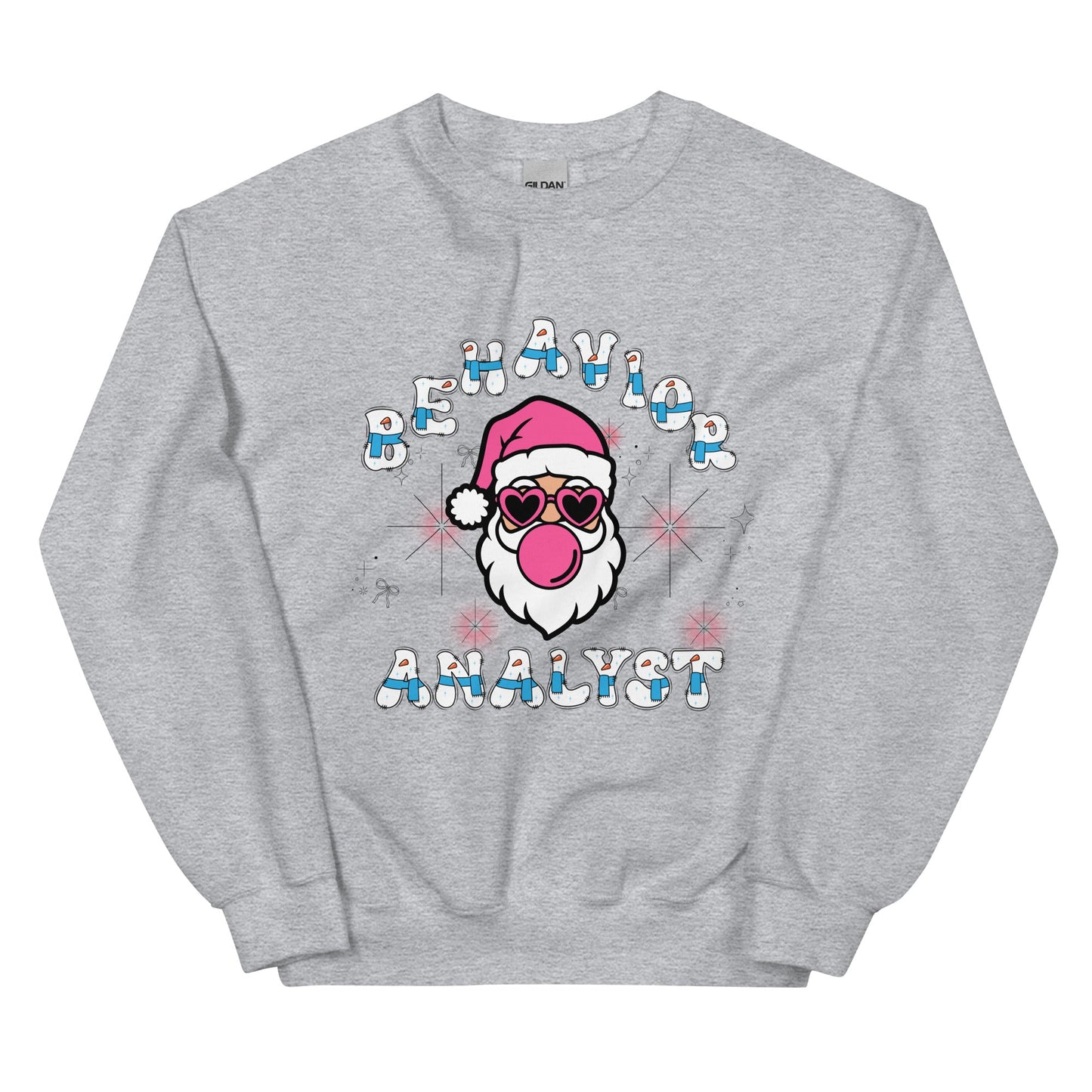 Santa Behavior Analyst Sweater Unisex Christmas Sweatshirt Affordable ABA Materials