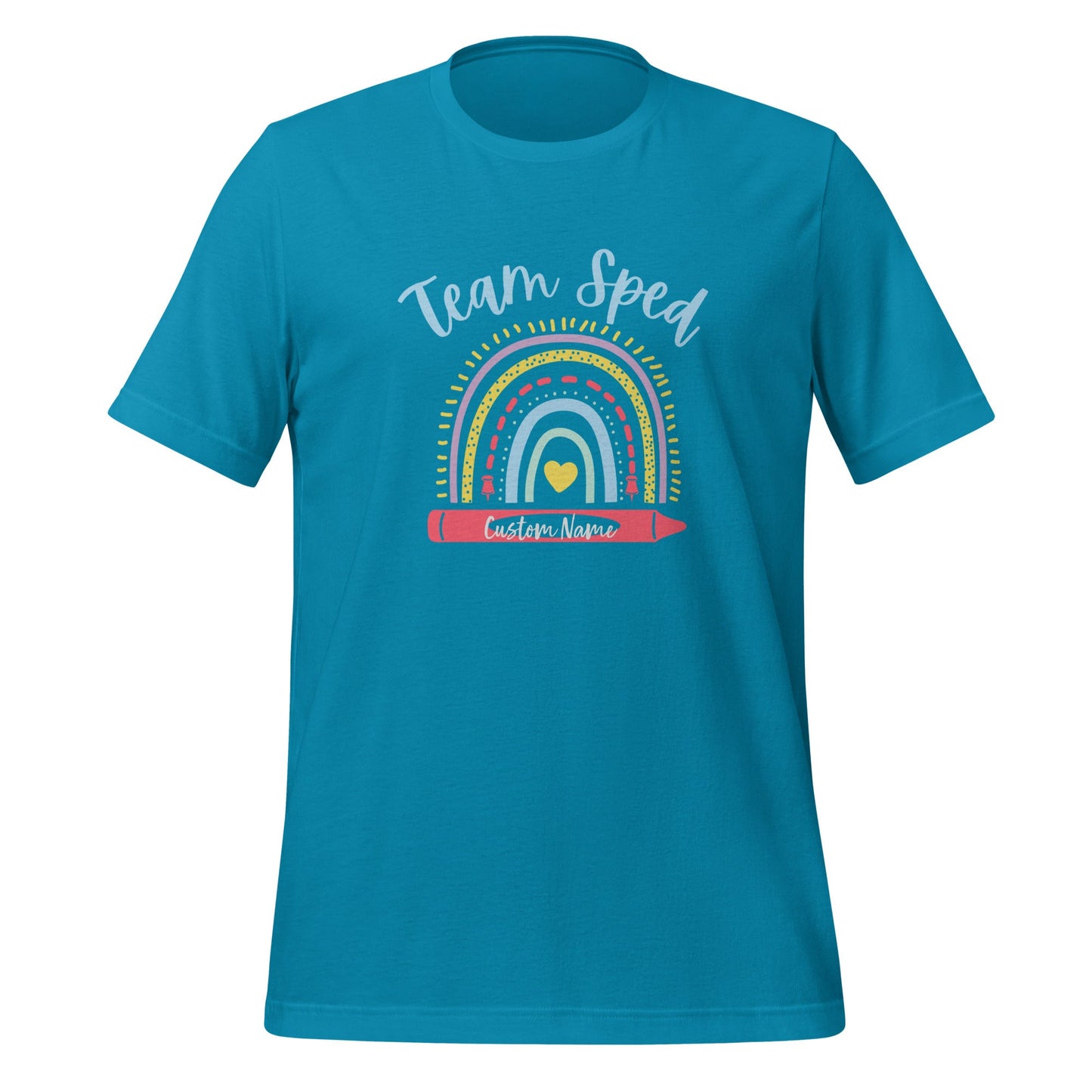 Special Education Team Shirt: 'Team Sped' Personalized Tee Unisex Fit Affordable ABA Materials